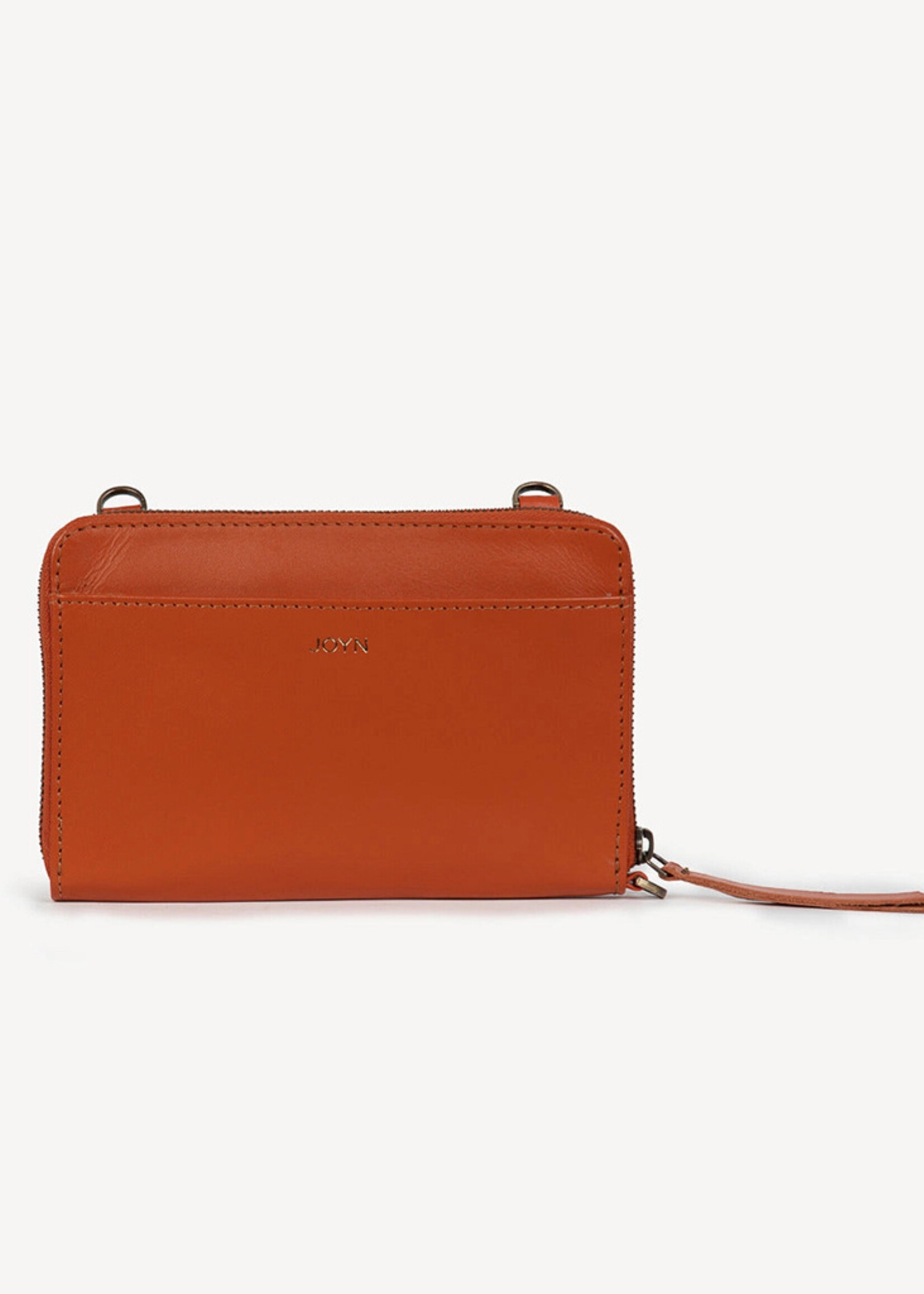 Joyn Burnt Sienna Orange Crossbody Wallet