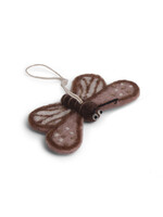 Gry and Sif Felt Butterfly Ornament - Lavender