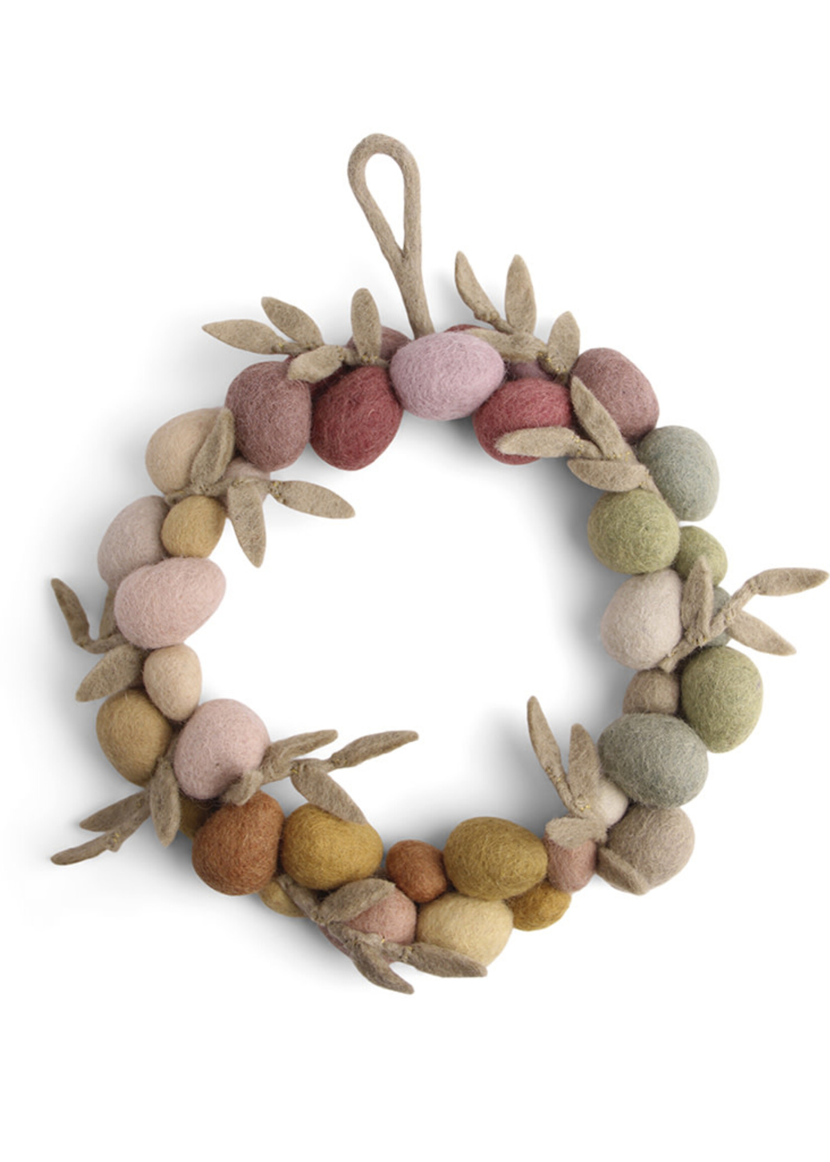 Gry and Sif Felt Easter Wreath