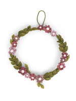 Gry and Sif FINAL SALE - Anemone Felt Wreath - Dusty Rose