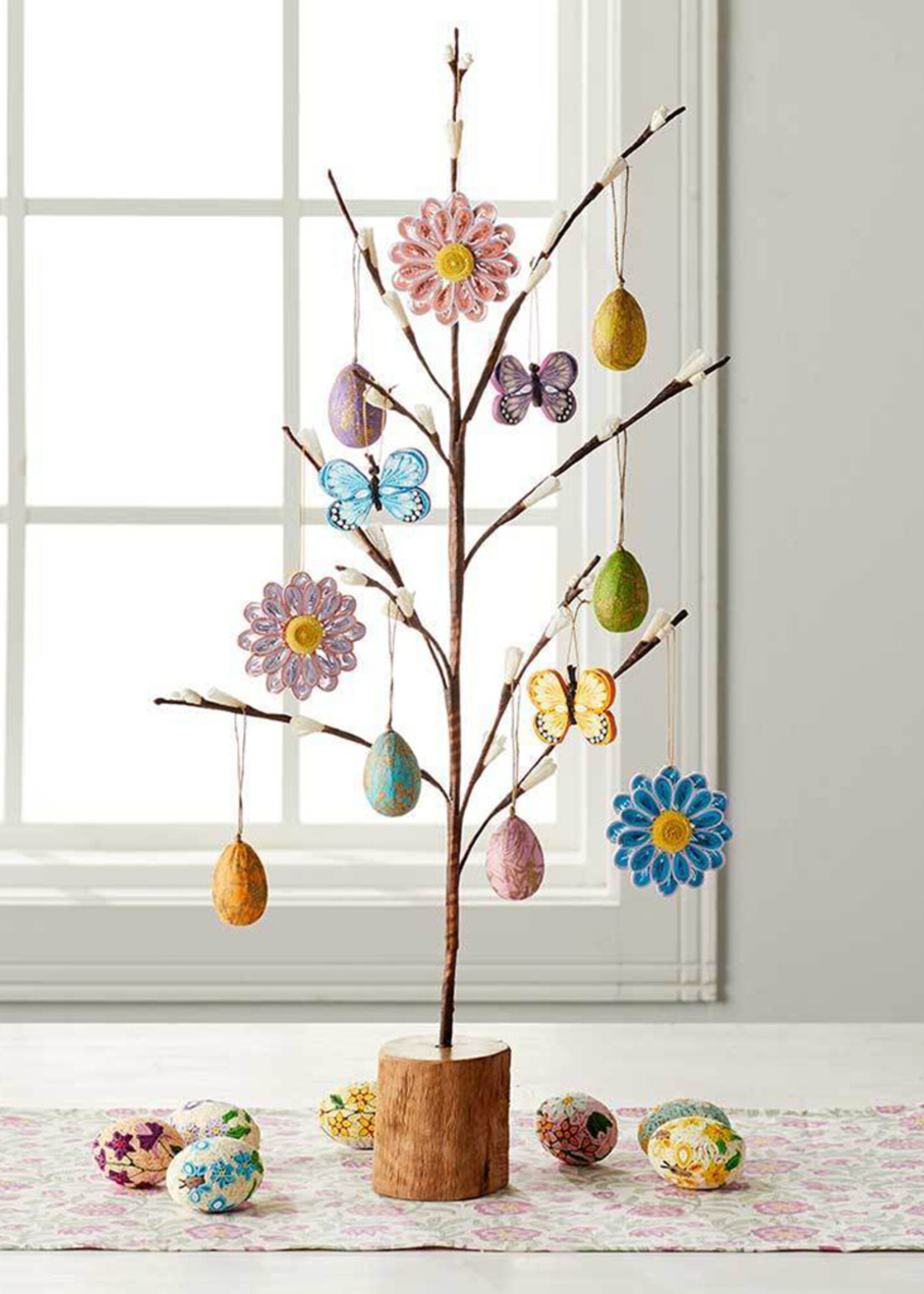 SERRV FINAL SALE - Quilled Daisy Ornament Set