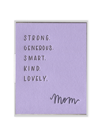 Mom Attributes Card