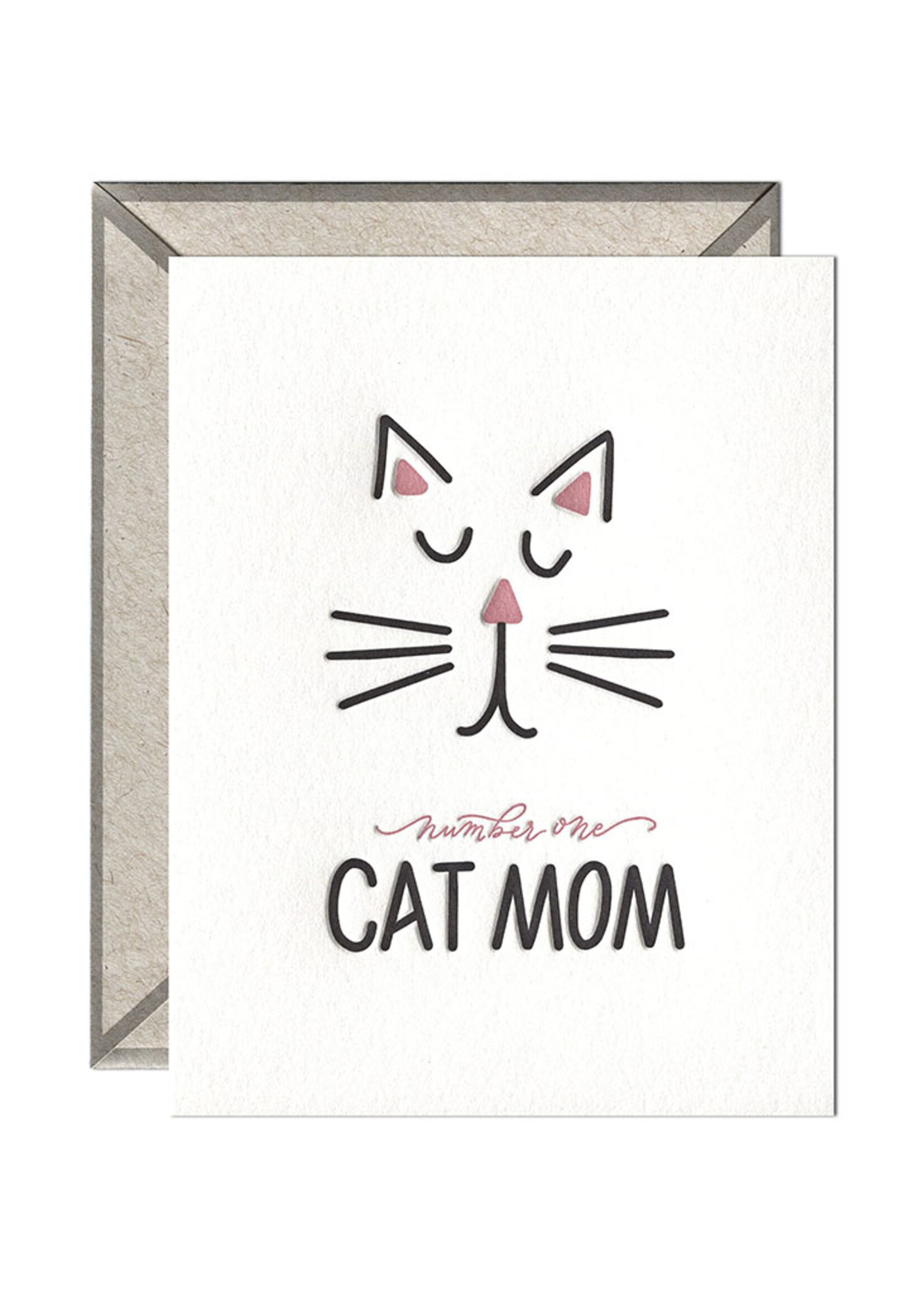 Ink Meets Paper Number One Cat Mom Card