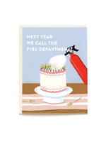Pen + Pillar Fire Extinguisher Birthday Card
