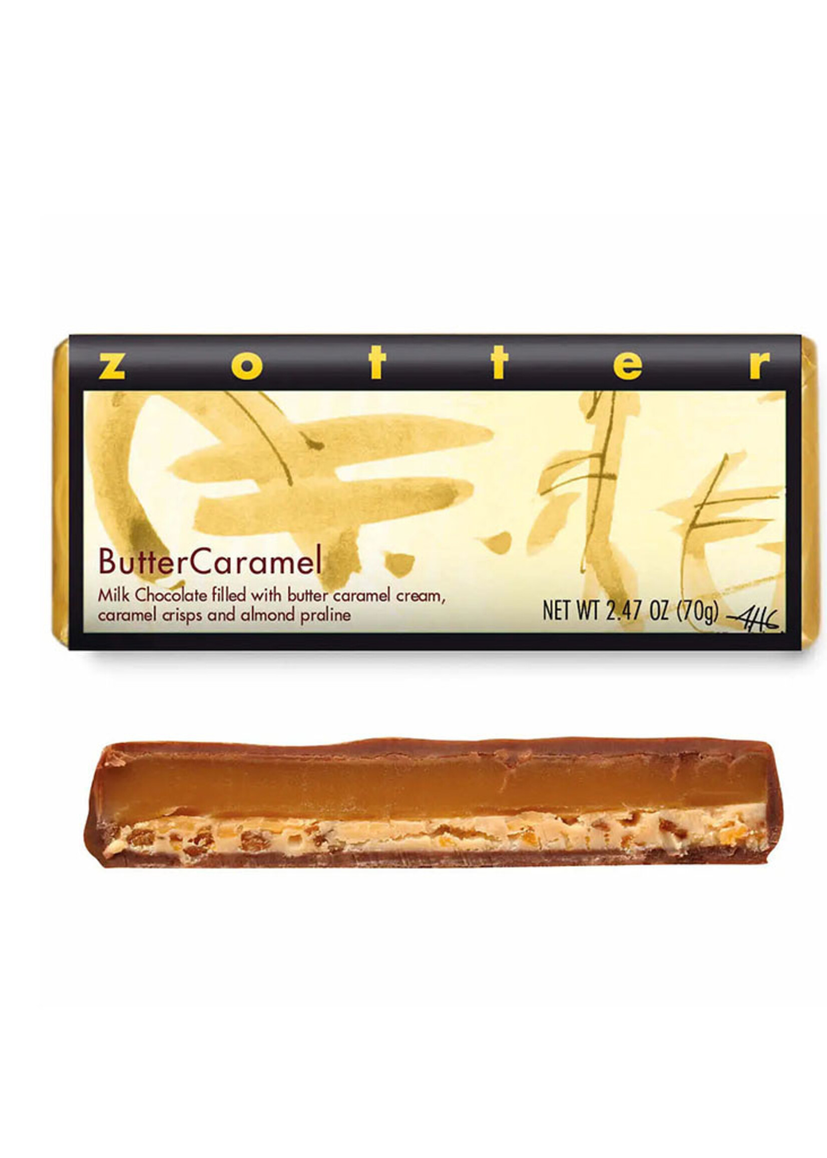 Zotter Chocolates Butter Caramel Chocolate Bar