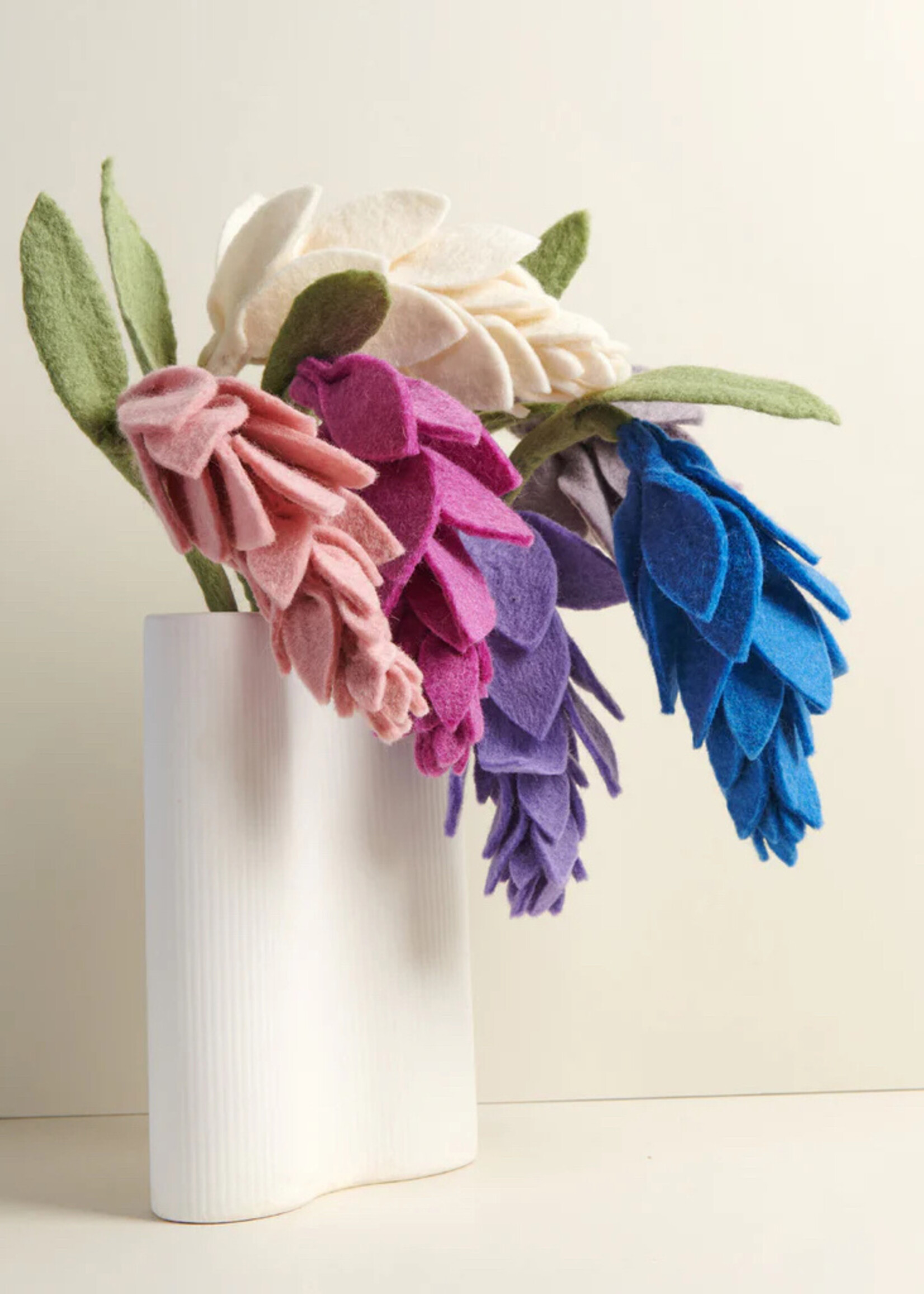Global Goods Partners FINAL SALE - Wisteria Felt Flower