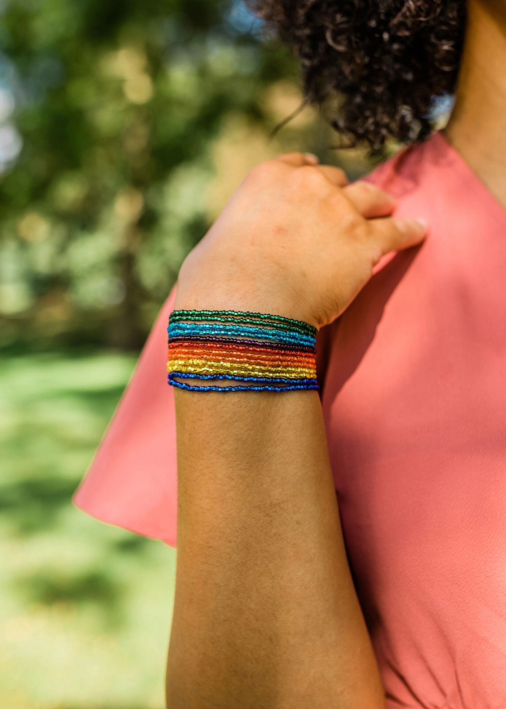 Rainbow 12 Strand Bracelet