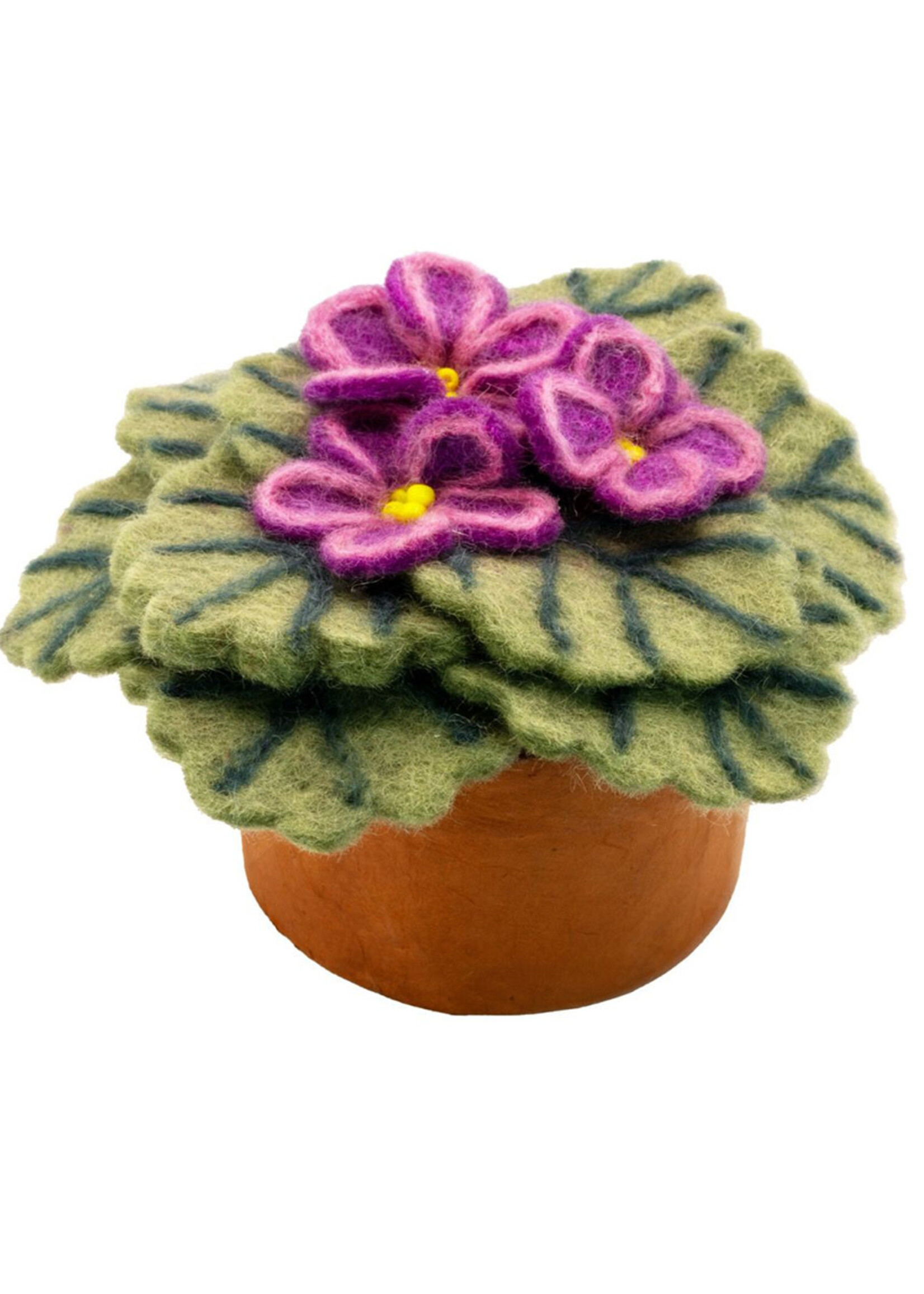 dZi Felt Potted Plant African Violet