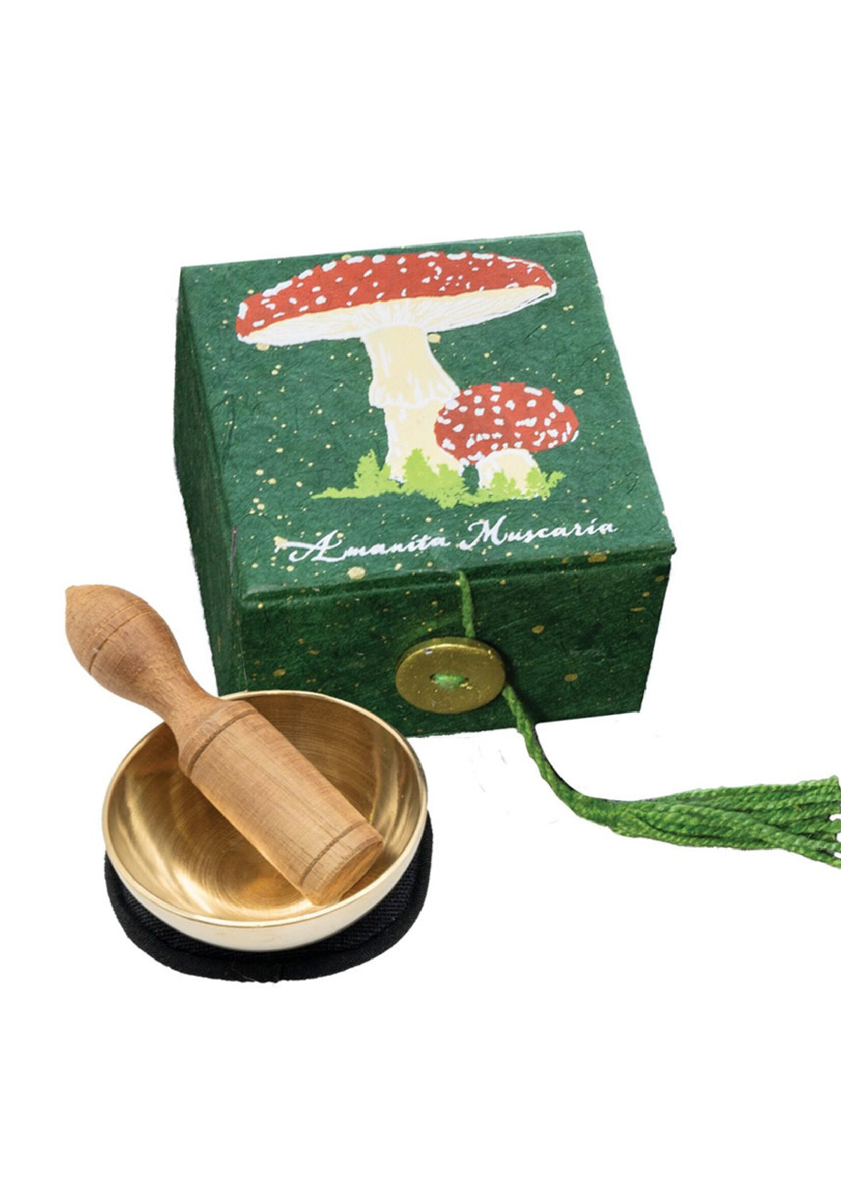 dZi 2" Mushroom Botanica Meditation Bowl