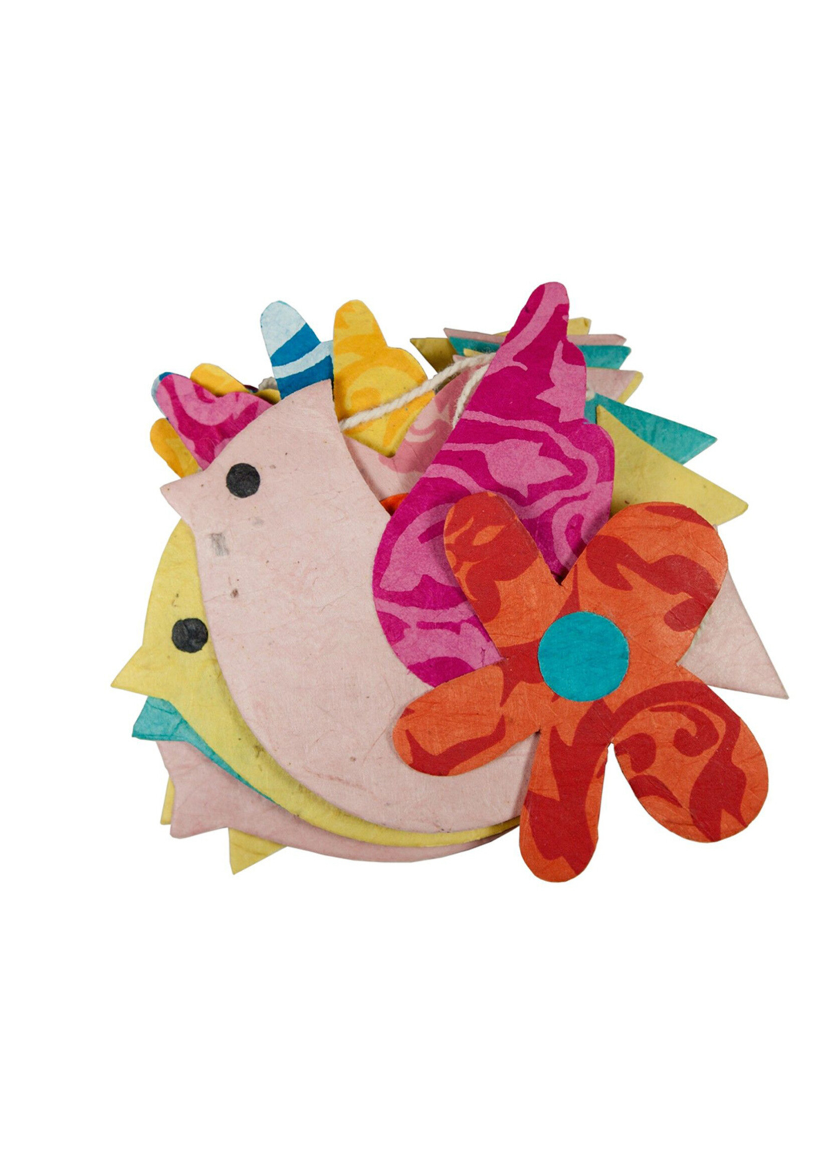 dZi Flower Bird Garland