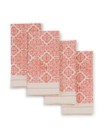 Sustainable Threads Mosaic Rose Pink Napkins - Set of 4