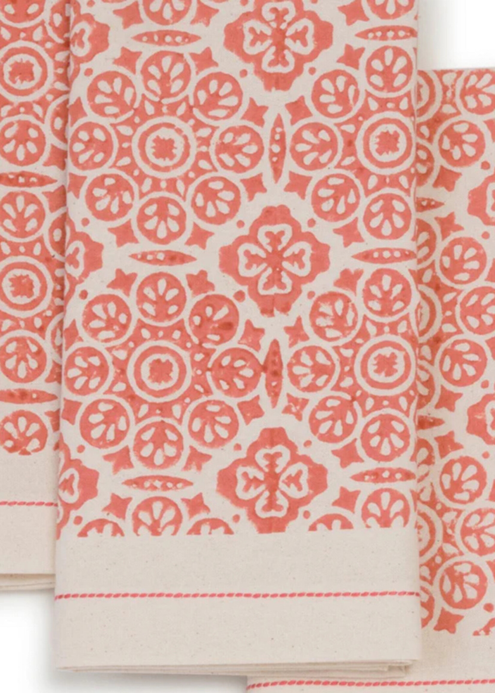 Sustainable Threads Mosaic Rose Pink Napkins - Set of 4