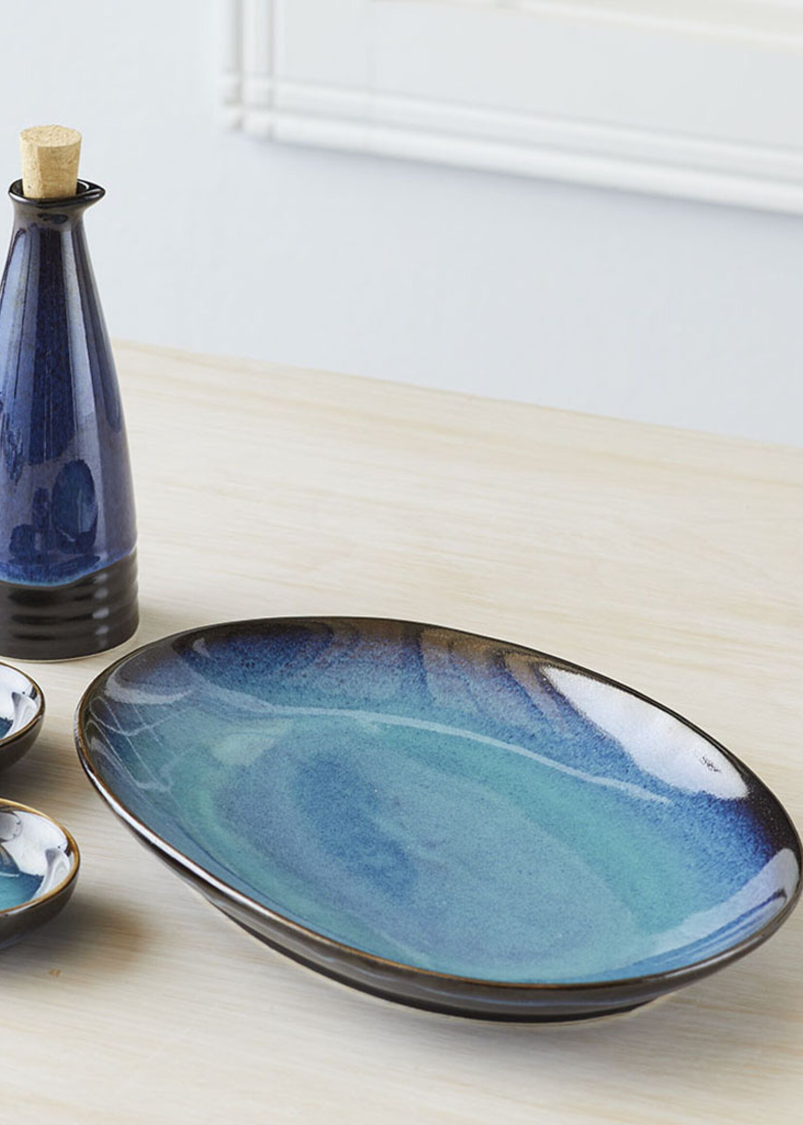 SERRV Lak Lake Oval Platter