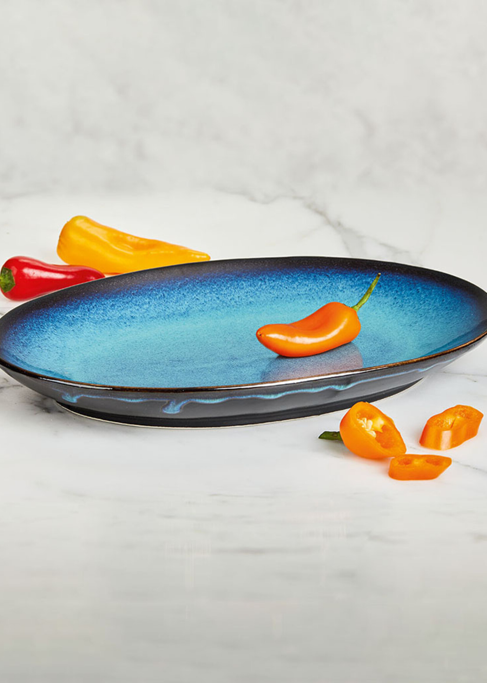 SERRV Lak Lake Oval Platter