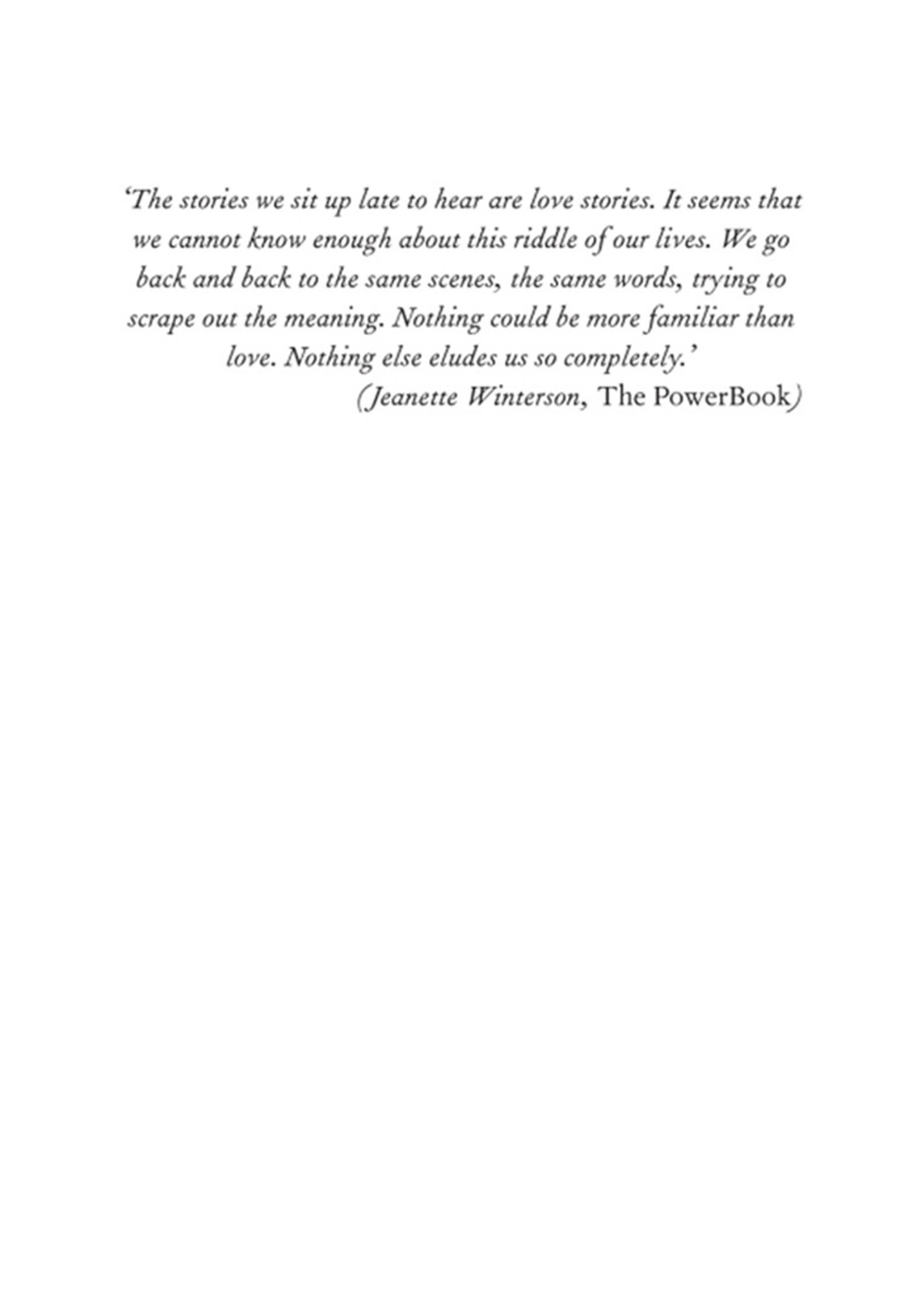 Conversations on Love Book