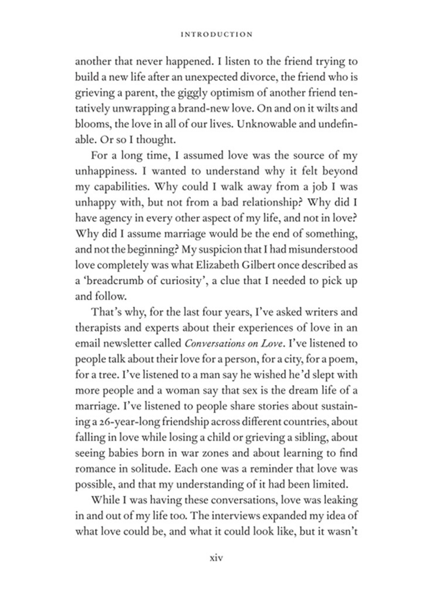 Conversations on Love Book