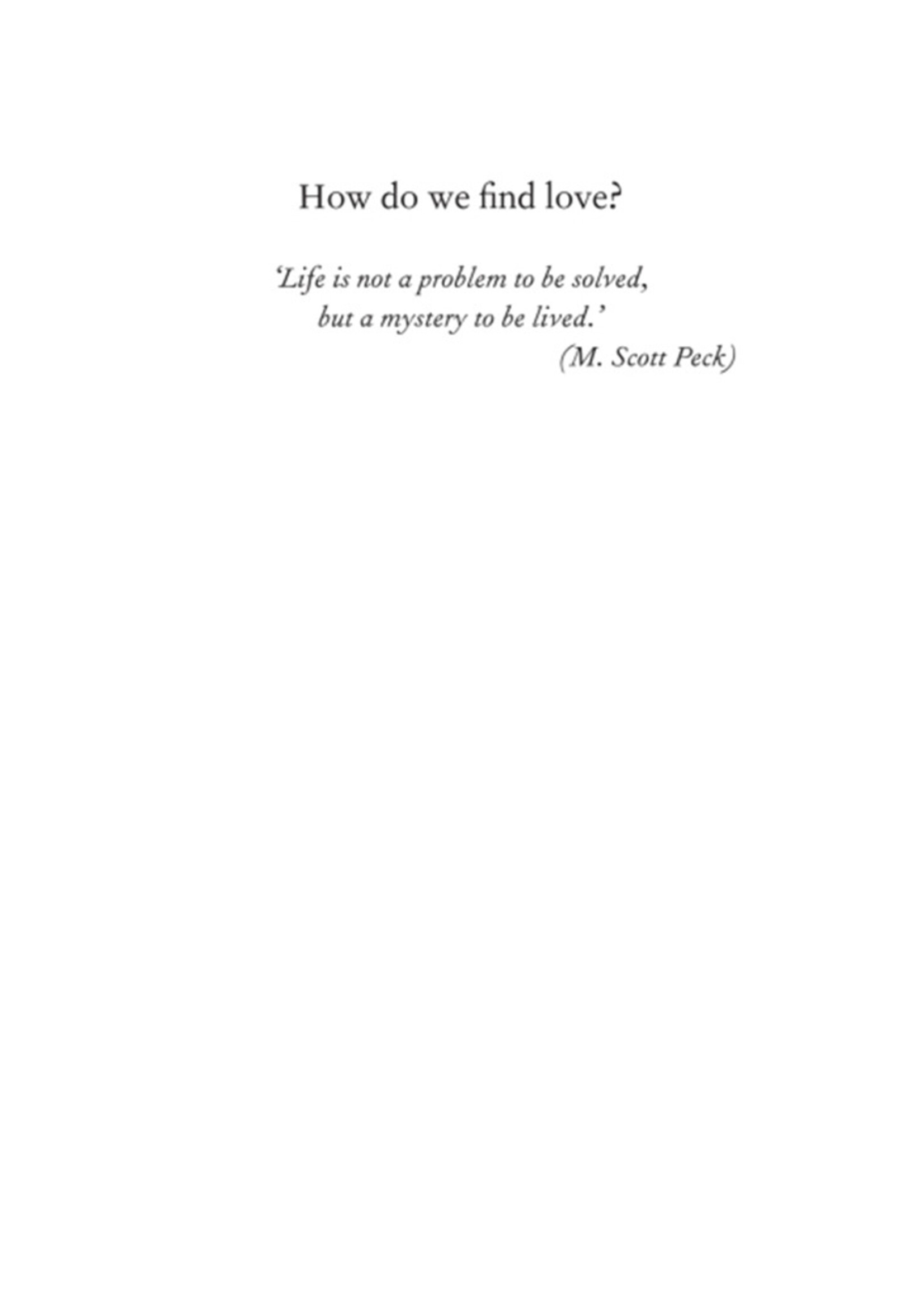 Conversations on Love Book