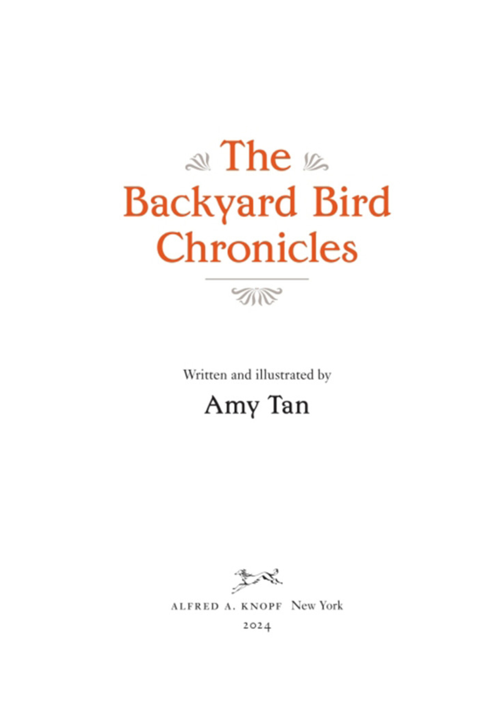 The Backyard Bird Chronicles Book