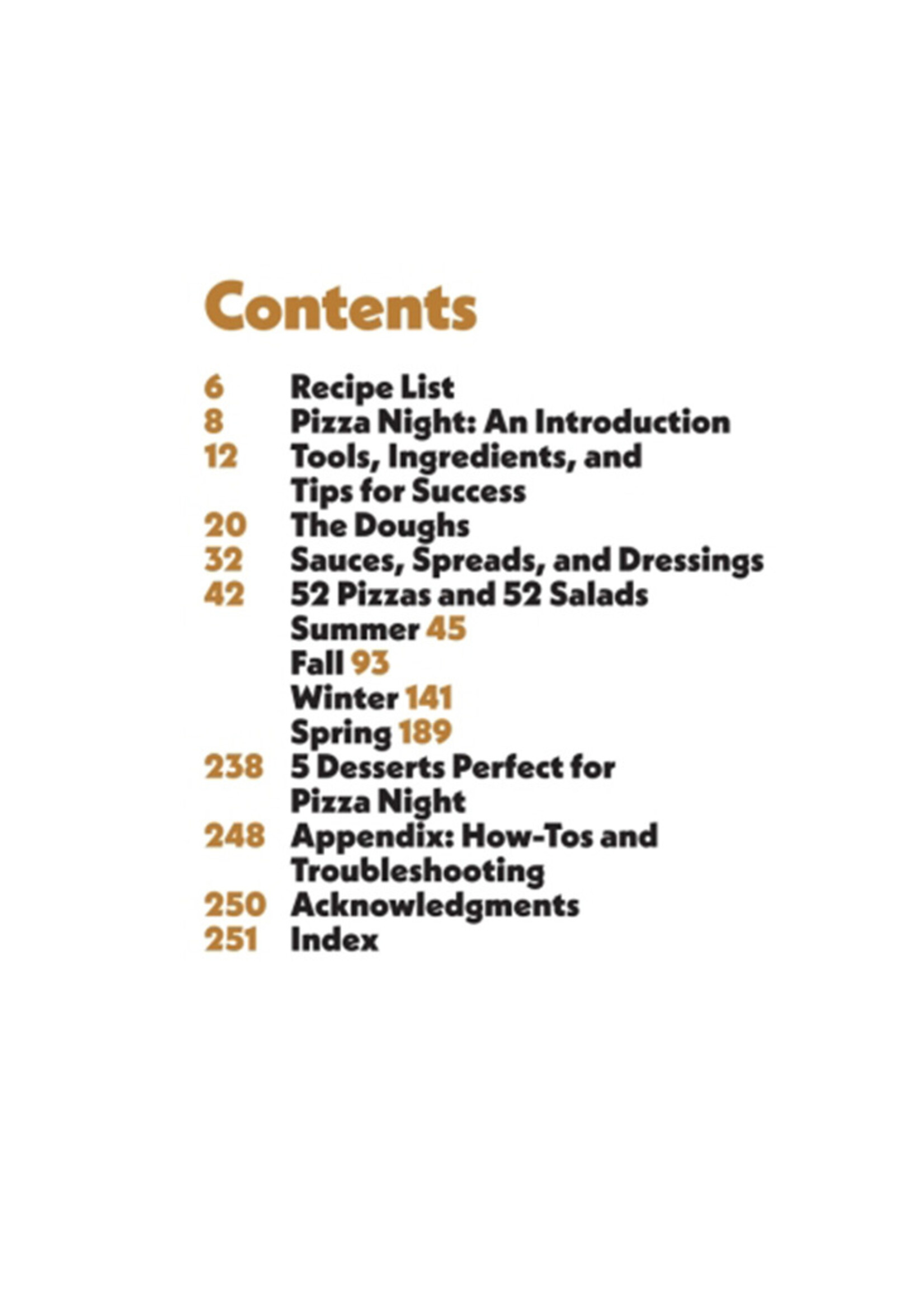 Pizza Night Cookbook