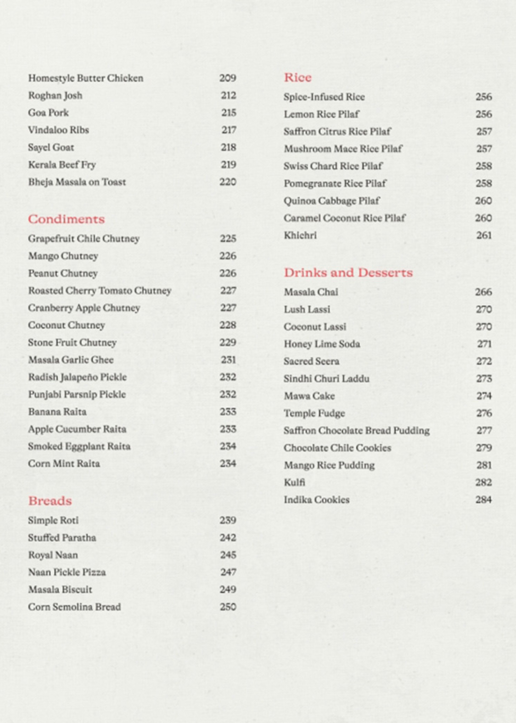 Masala Cookbook