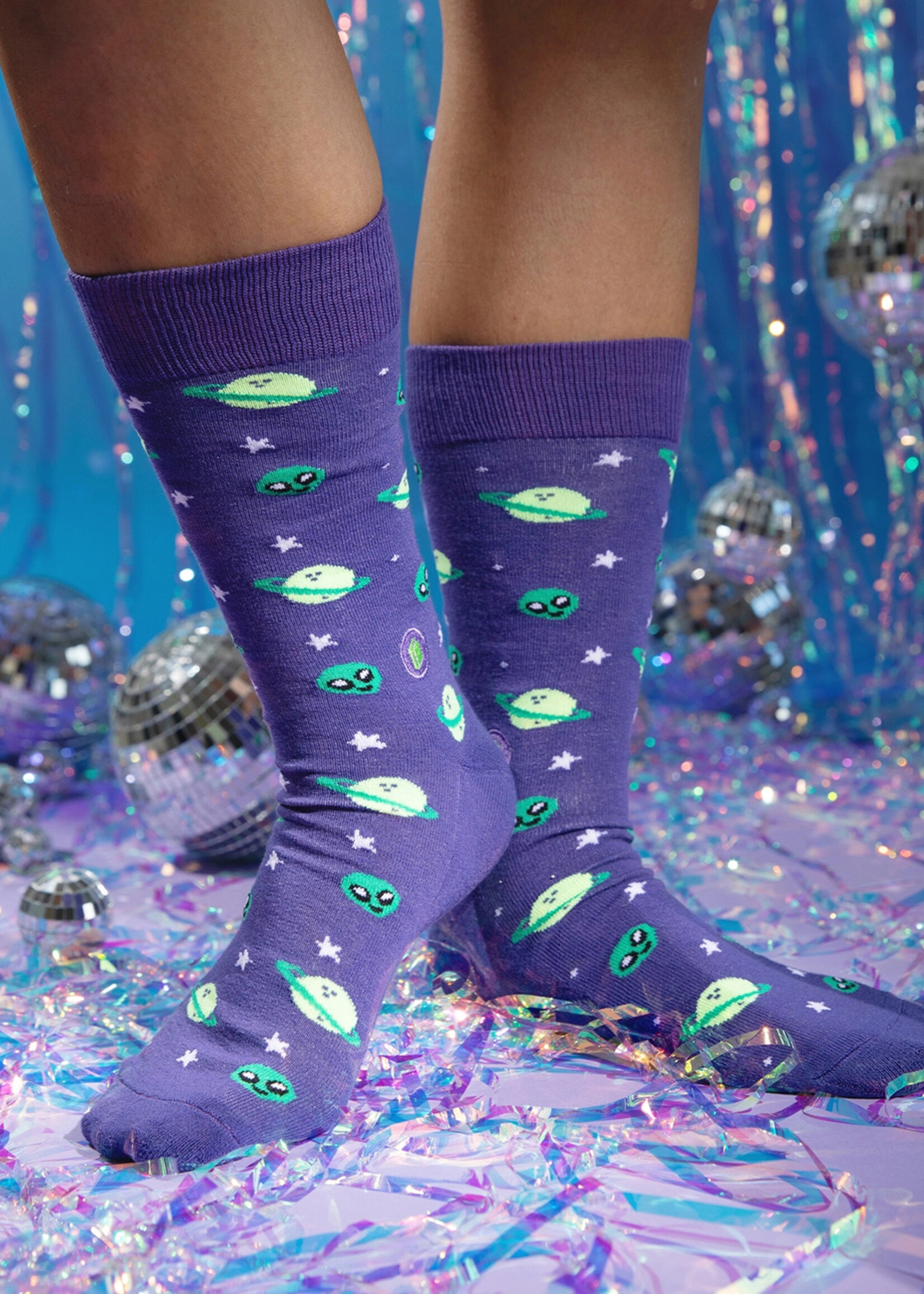 Conscious Step Men's Aliens Socks
