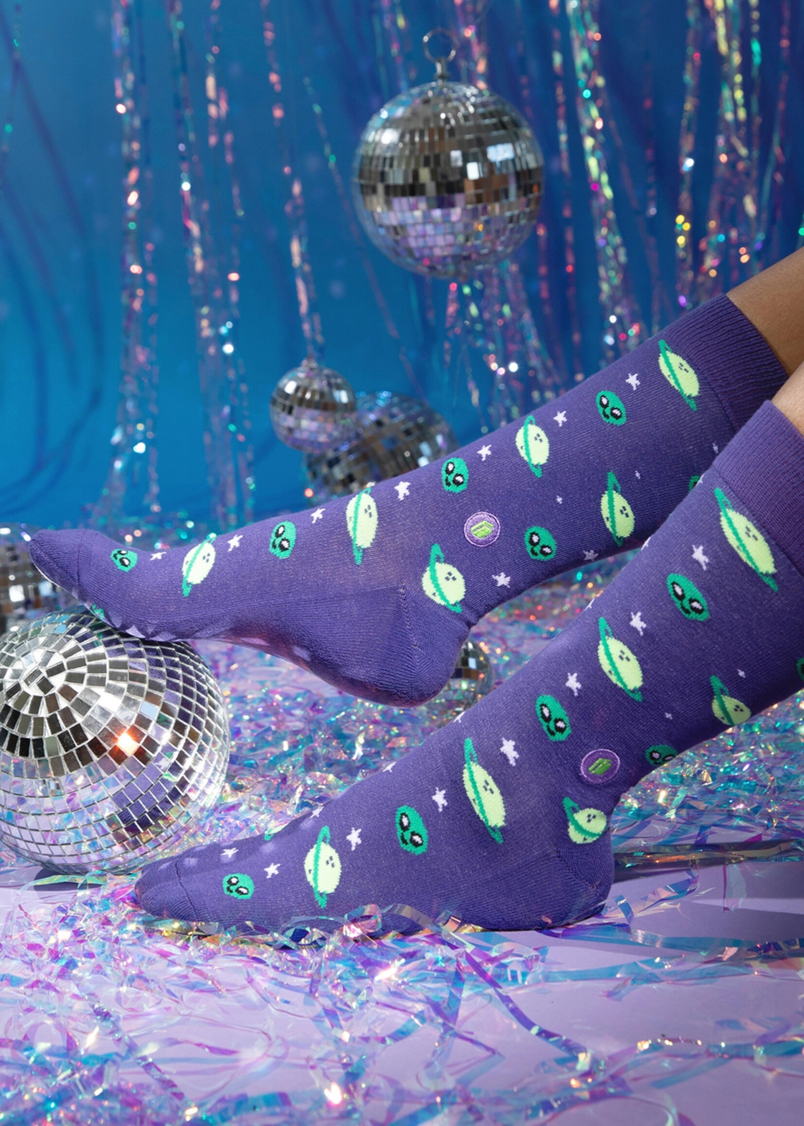 Conscious Step Men's Aliens Socks