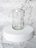 Upavim Drinking Glass - Reclaimed Clear Wine Bottle