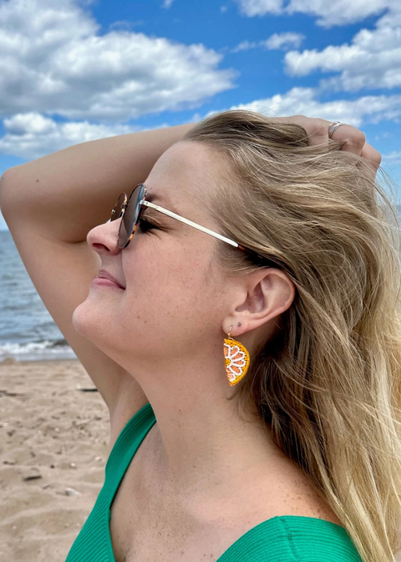 Fair Anita Citrus Beaded Earrings