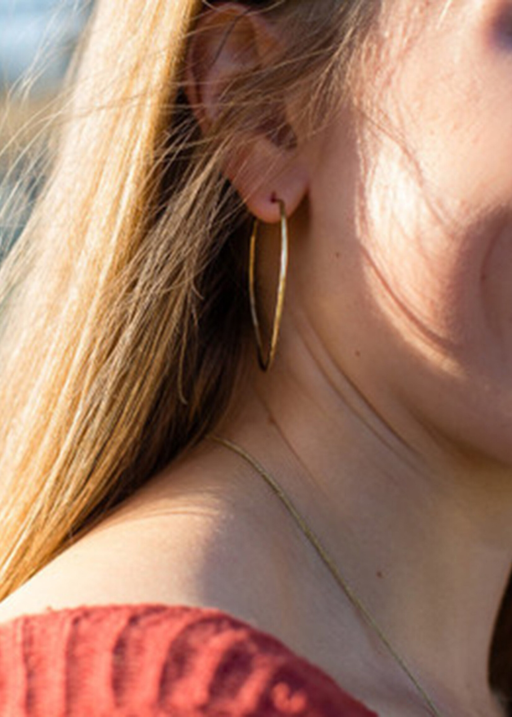 Fair Anita Bamboo Hoop Earrings