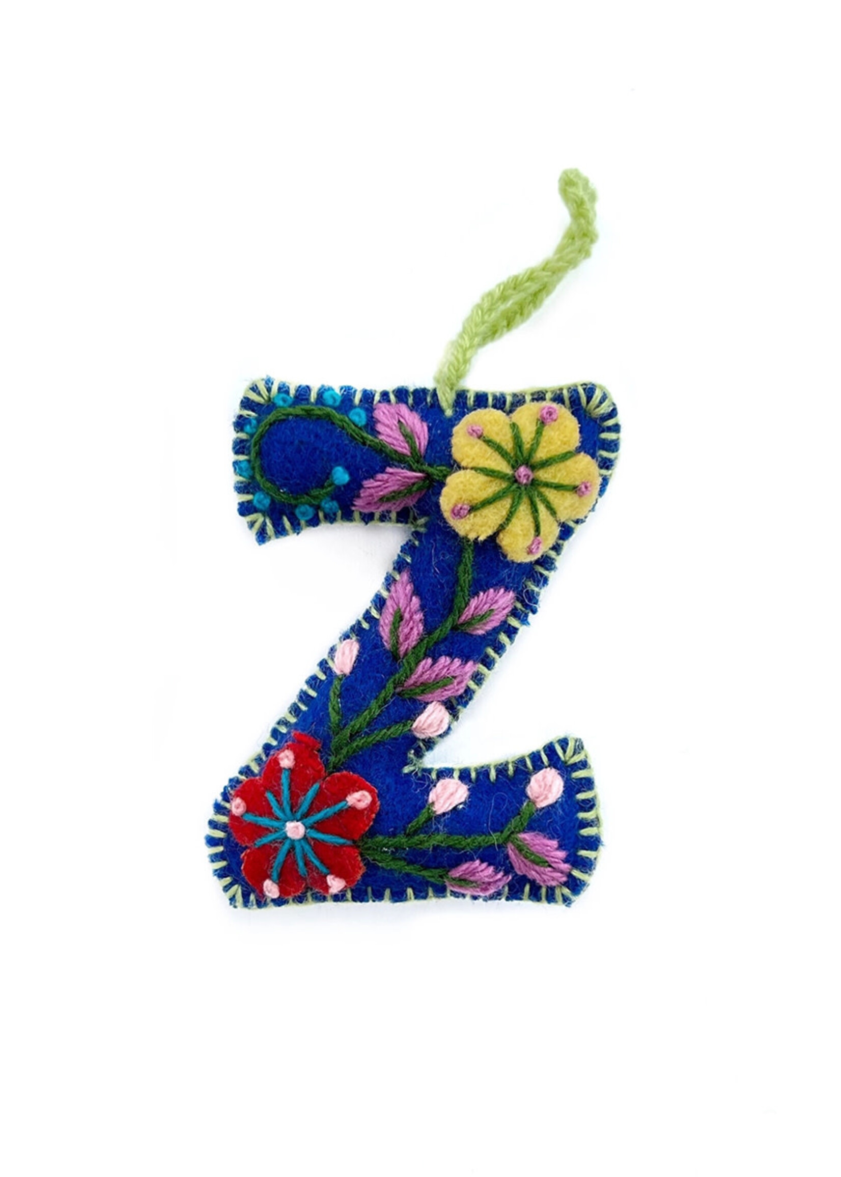 Ornaments 4 Orphans FINAL SALE - Letter Z Ornament