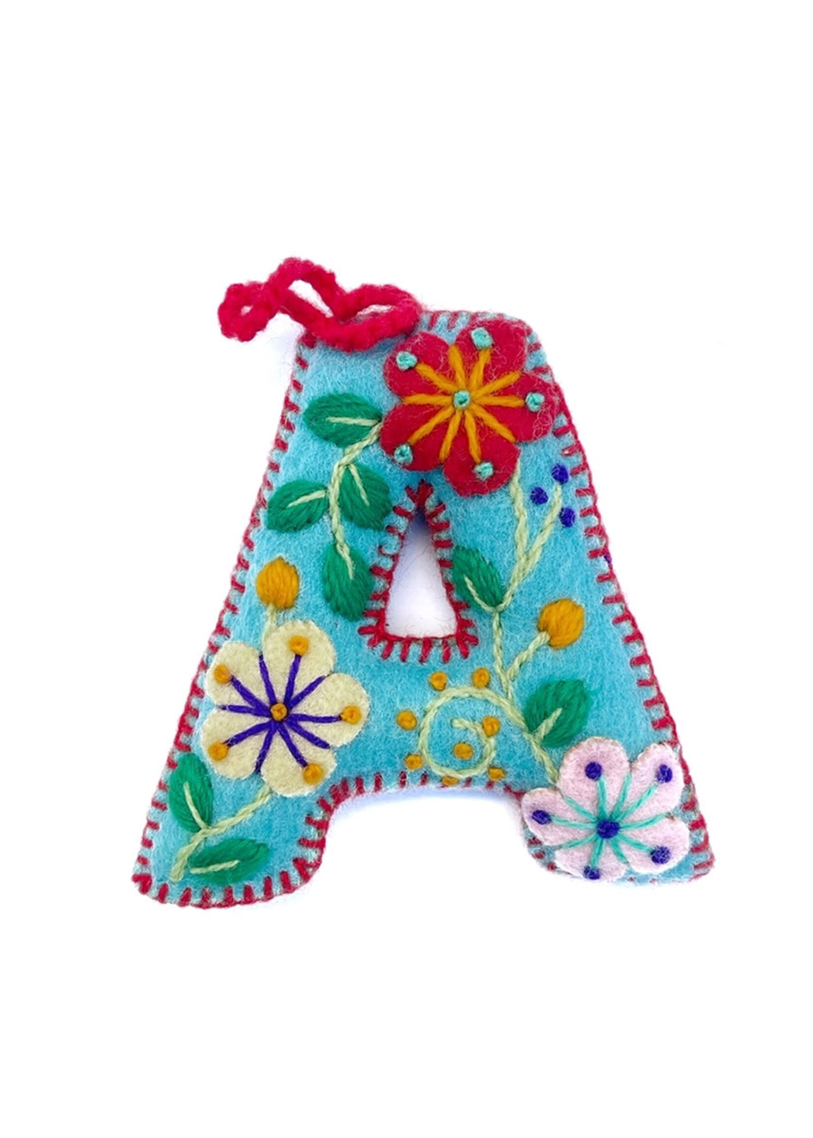 Ornaments 4 Orphans FINAL SALE - Letter A Ornament