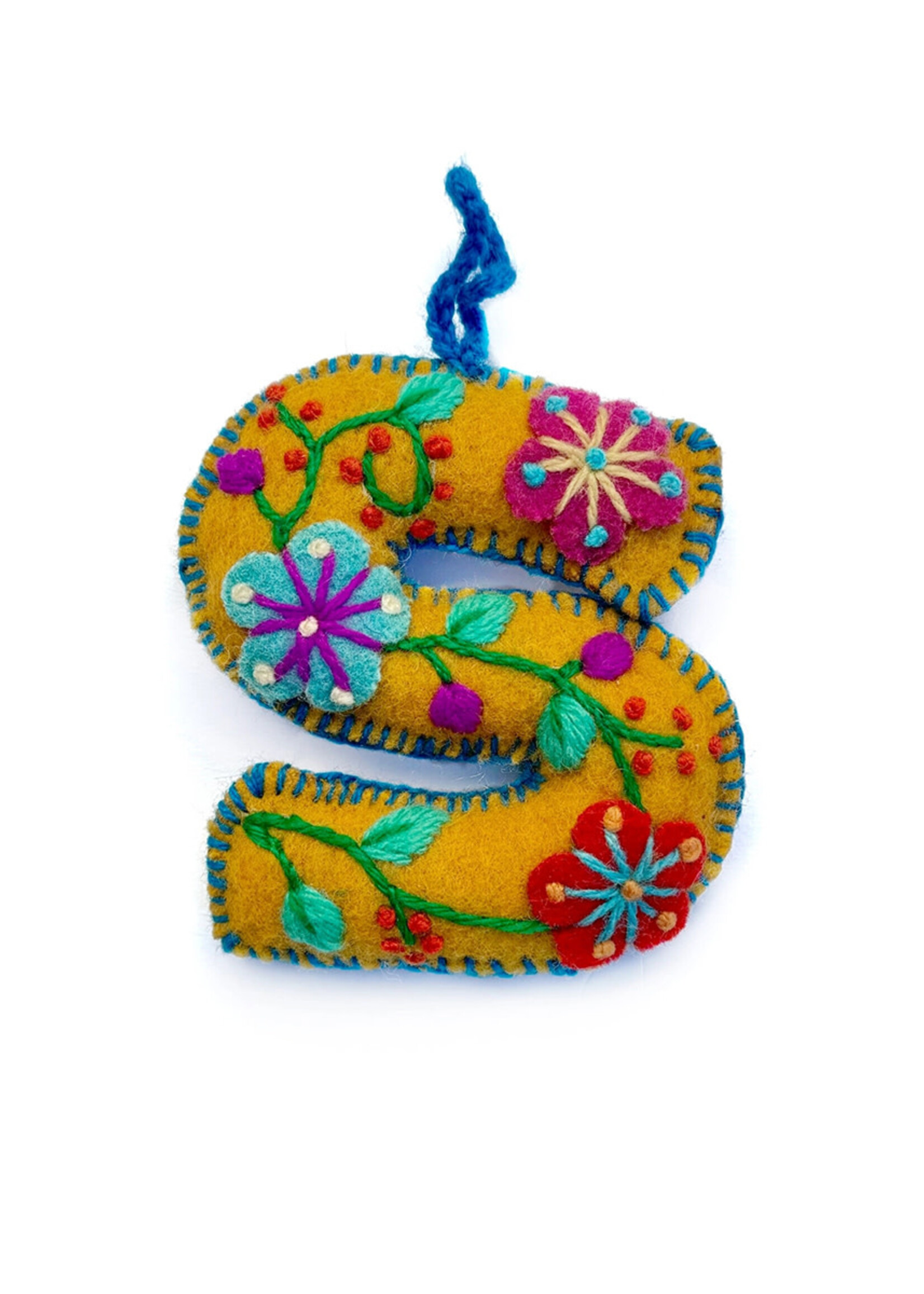 Ornaments 4 Orphans FINAL SALE - Letter S Ornament