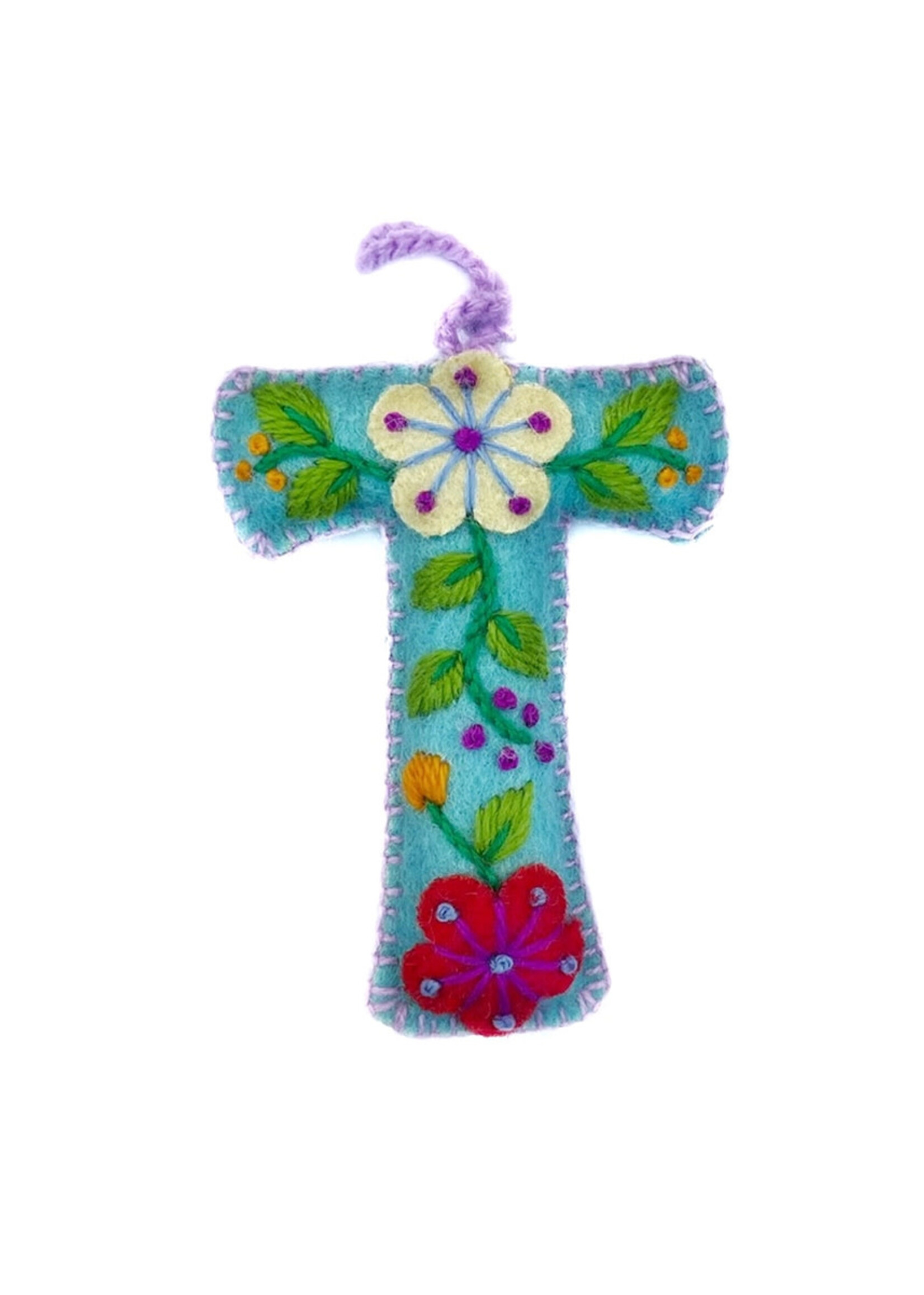 Global Goods Partners Letter T Ornament