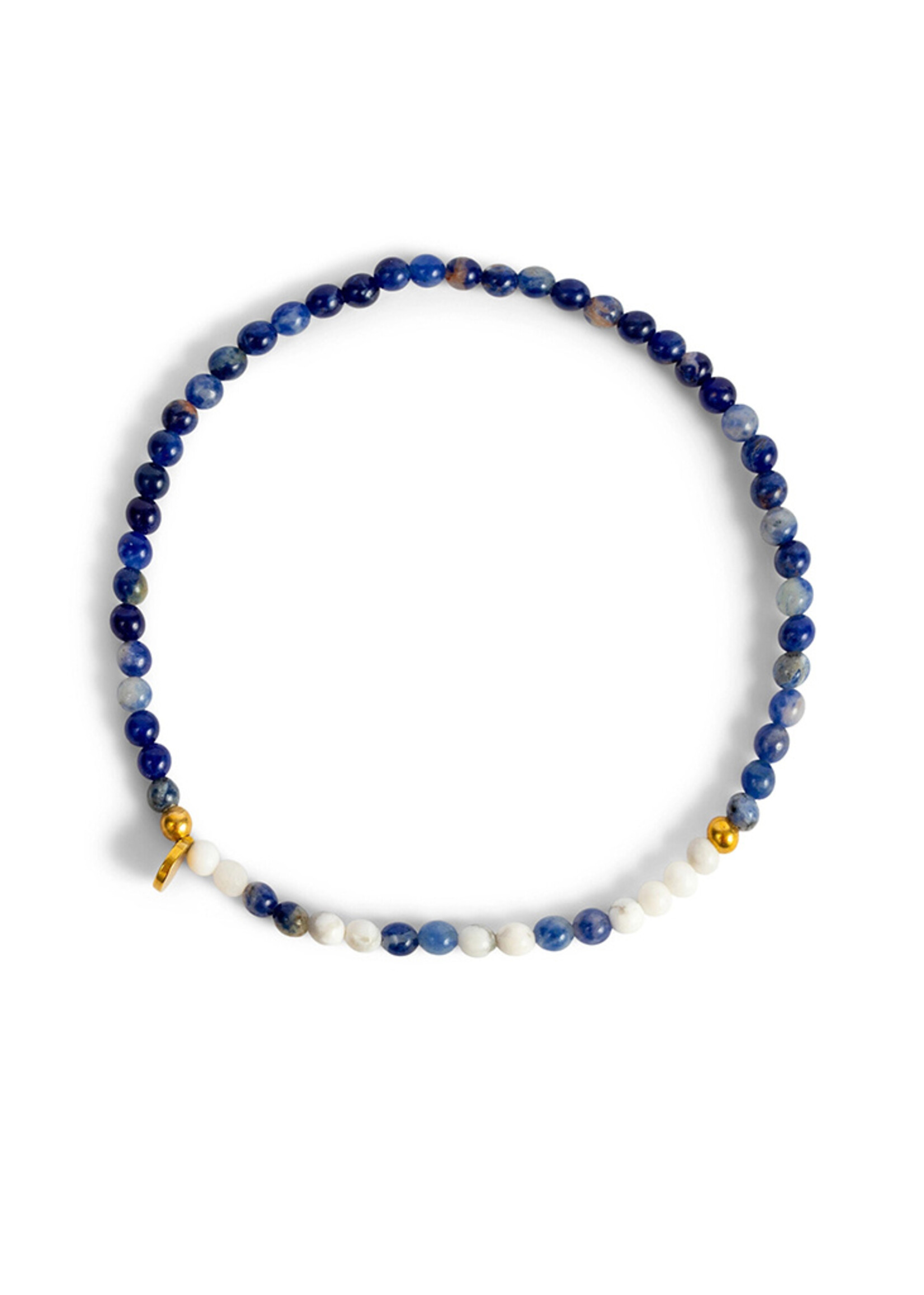 Ethic Goods Morse Code FAITH Bracelet - Lapis & Howlite
