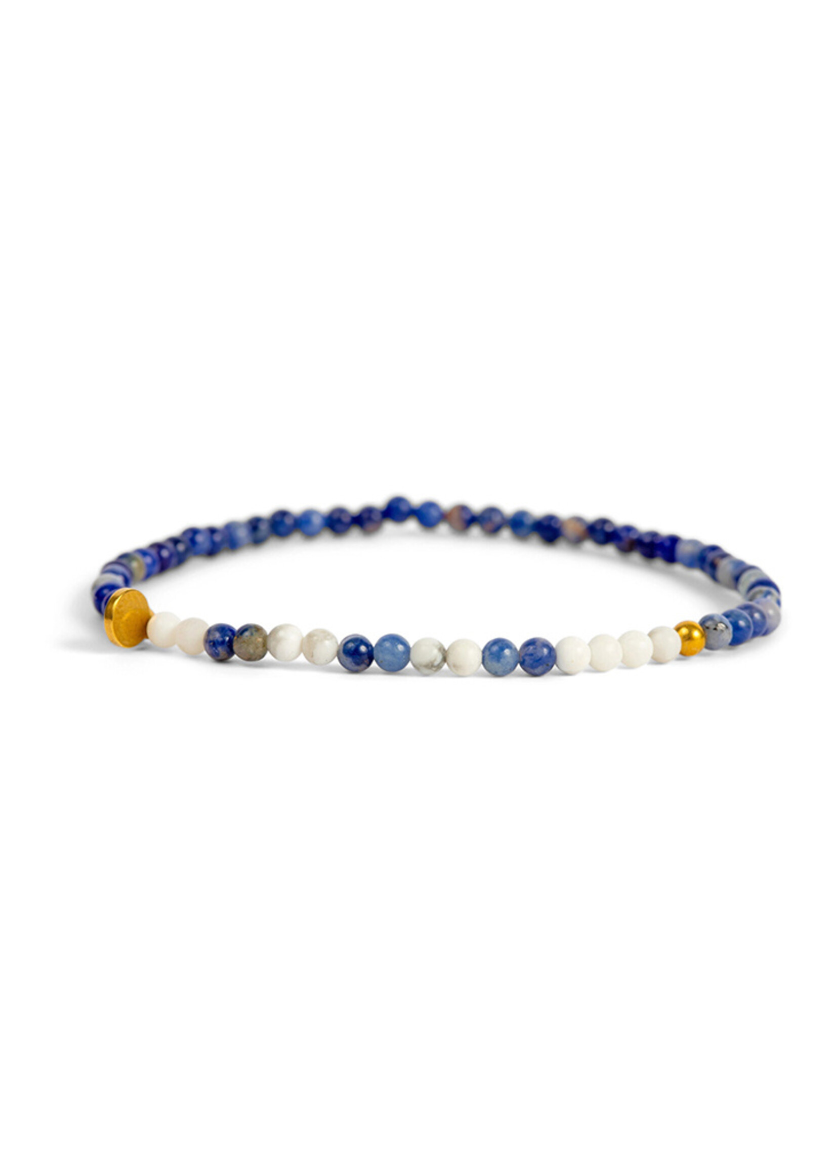 Ethic Goods Morse Code FAITH Bracelet - Lapis & Howlite