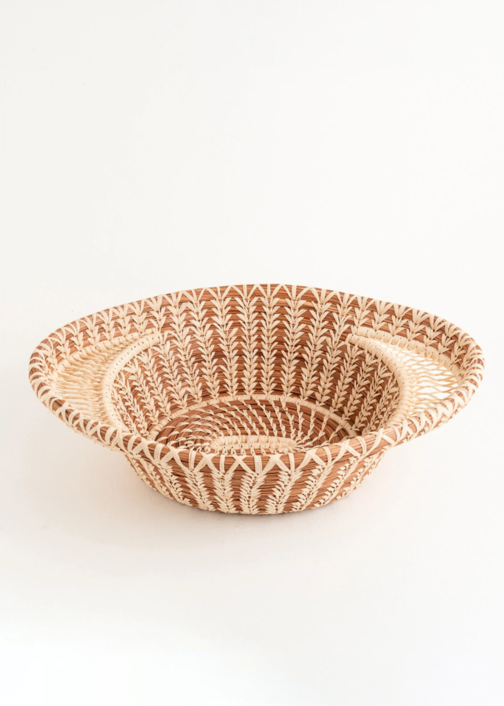 Mayan Hands 12" Haida Basket