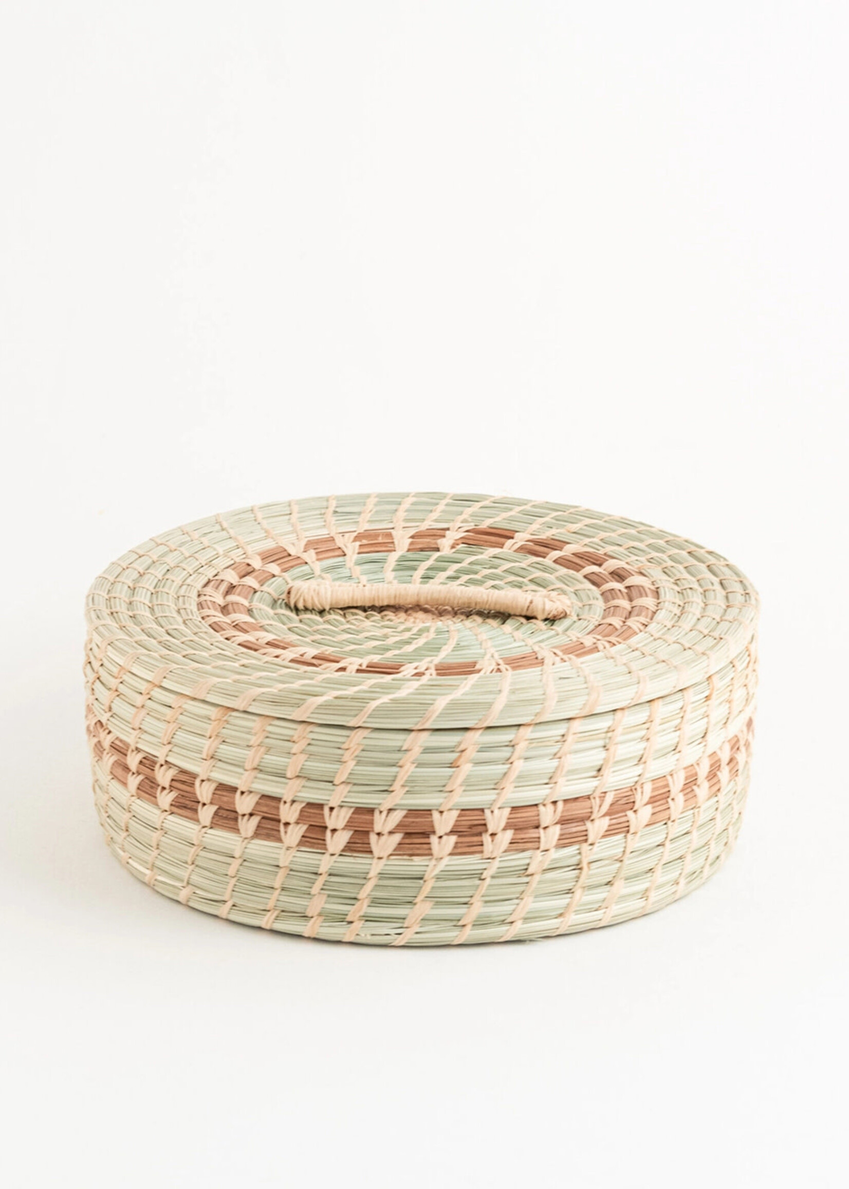 Mayan Hands 8" Tortilla Basket