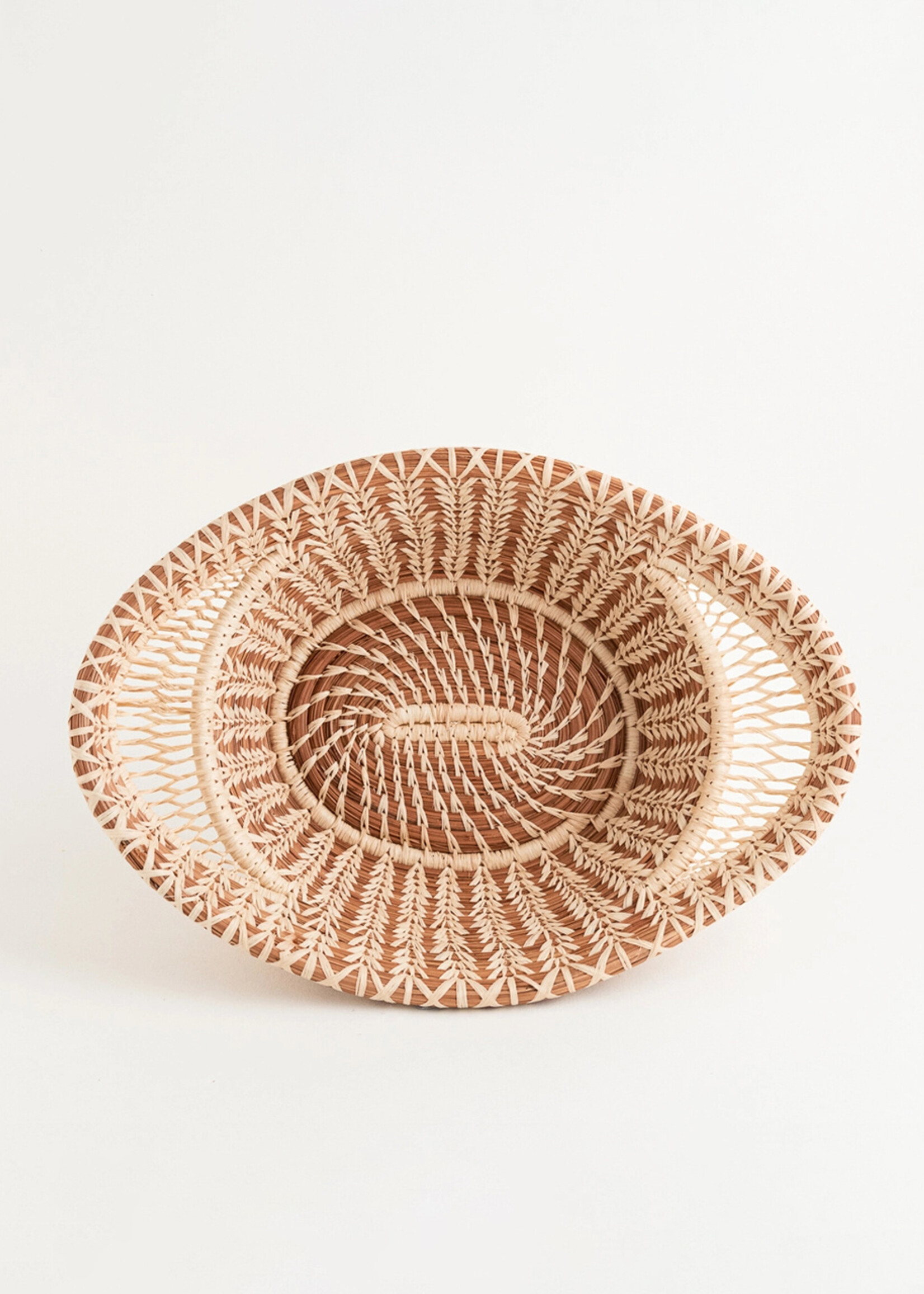 Mayan Hands 12" Haida Basket