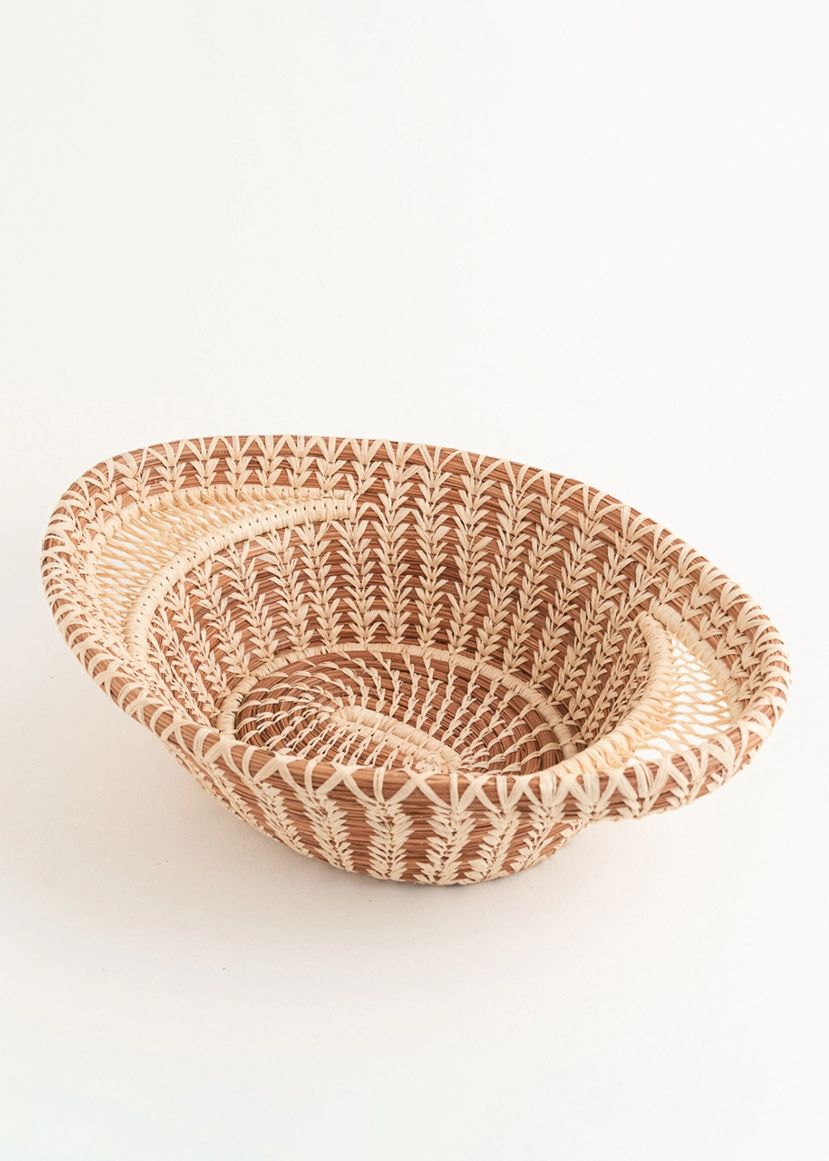Mayan Hands 12" Haida Basket