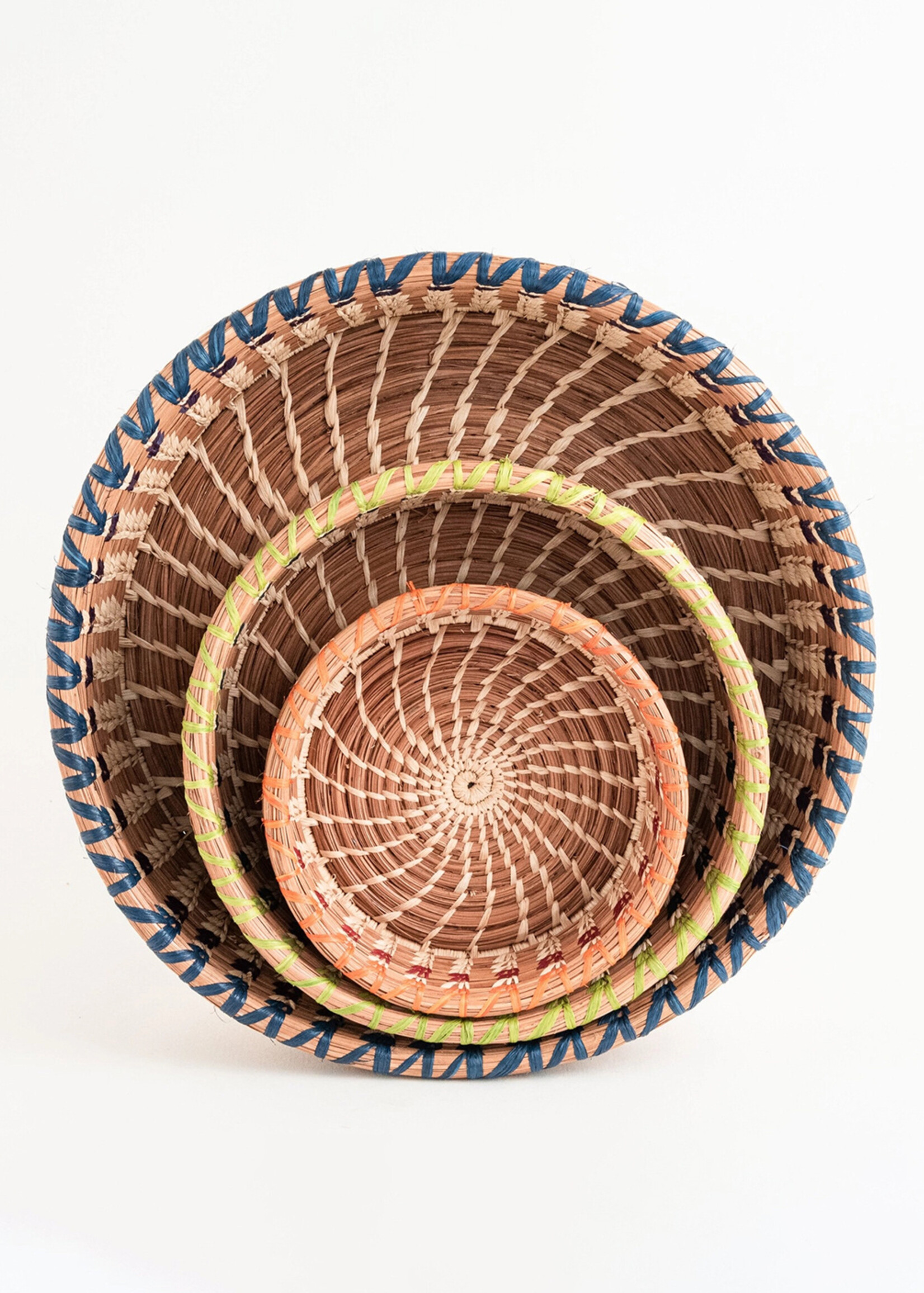 Mayan Hands Large 9" Marisol Basket