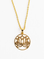 Ten Thousand Villages Perseverance Lotus Necklace