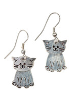 Ten Thousand Villages Kitty Cat Earrings