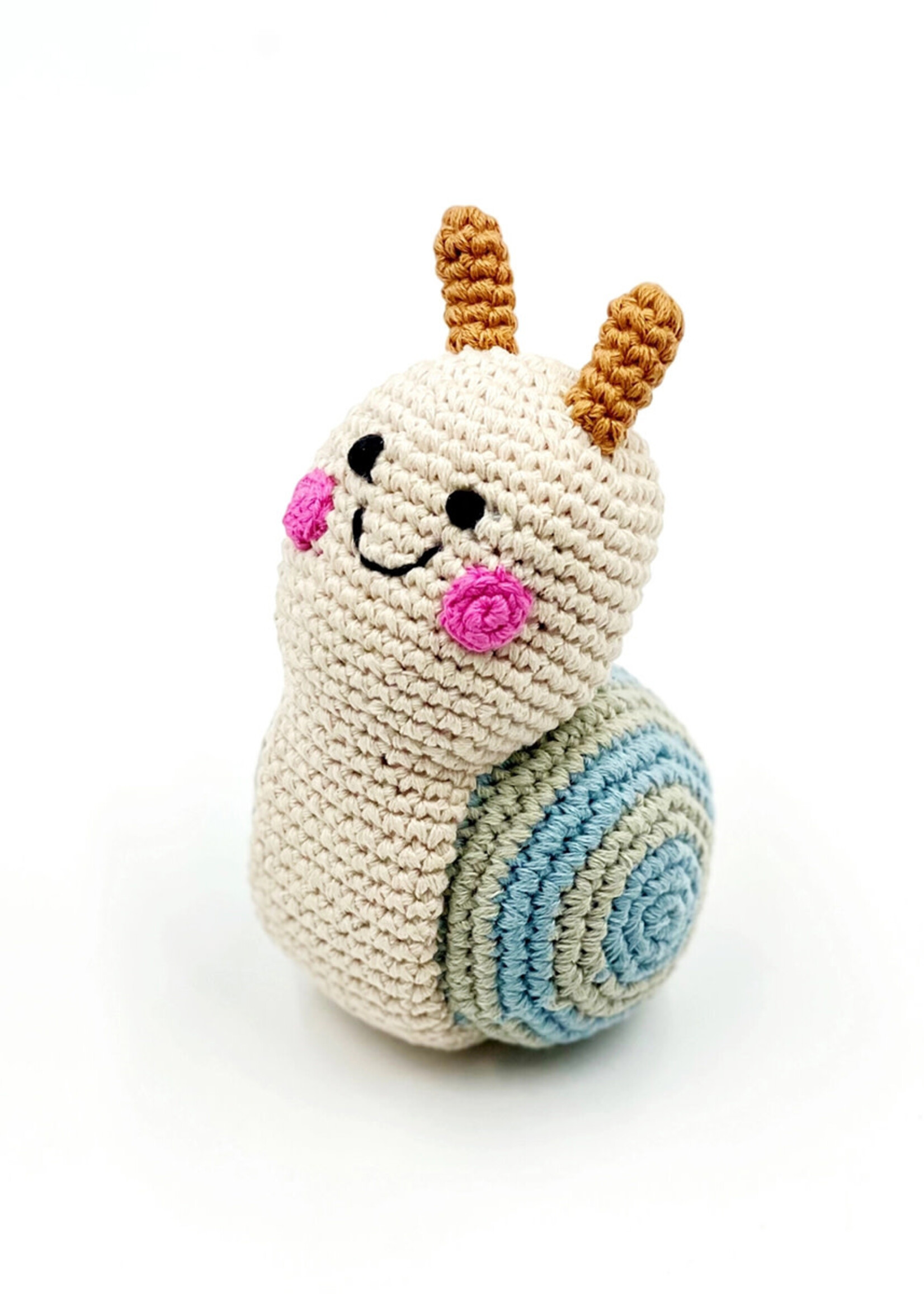 Kahiniwalla x Pebble Garden Snail Rattle - Natural