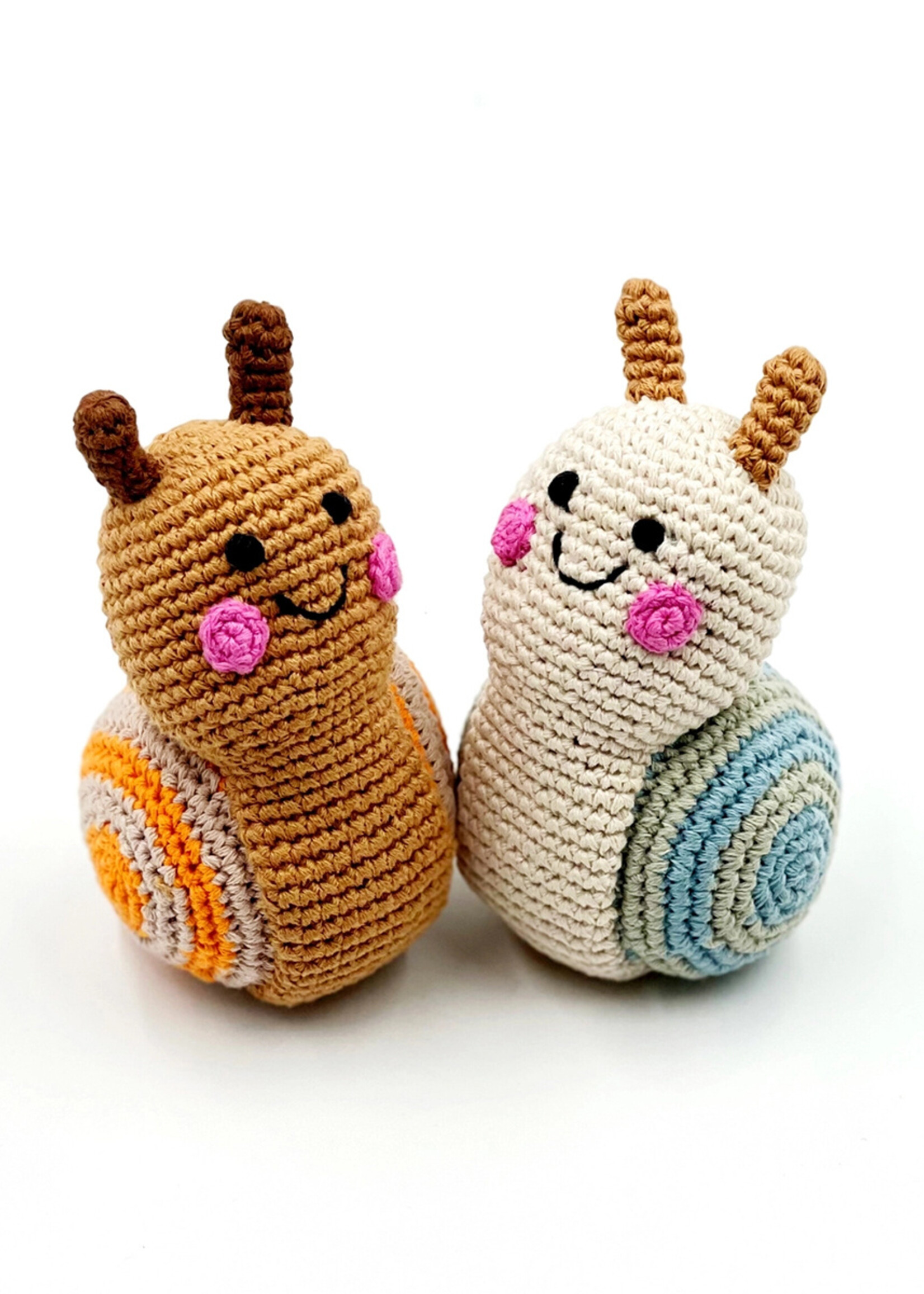 Kahiniwalla x Pebble Garden Snail Rattle - Natural