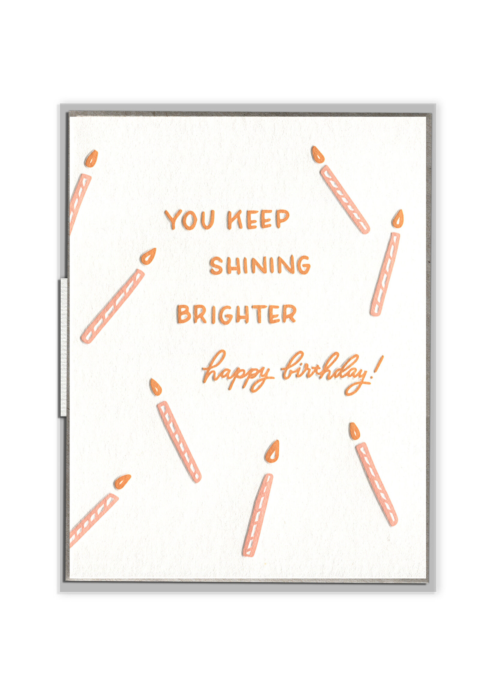 Ink Meets Paper Shining Brighter Birthday Card