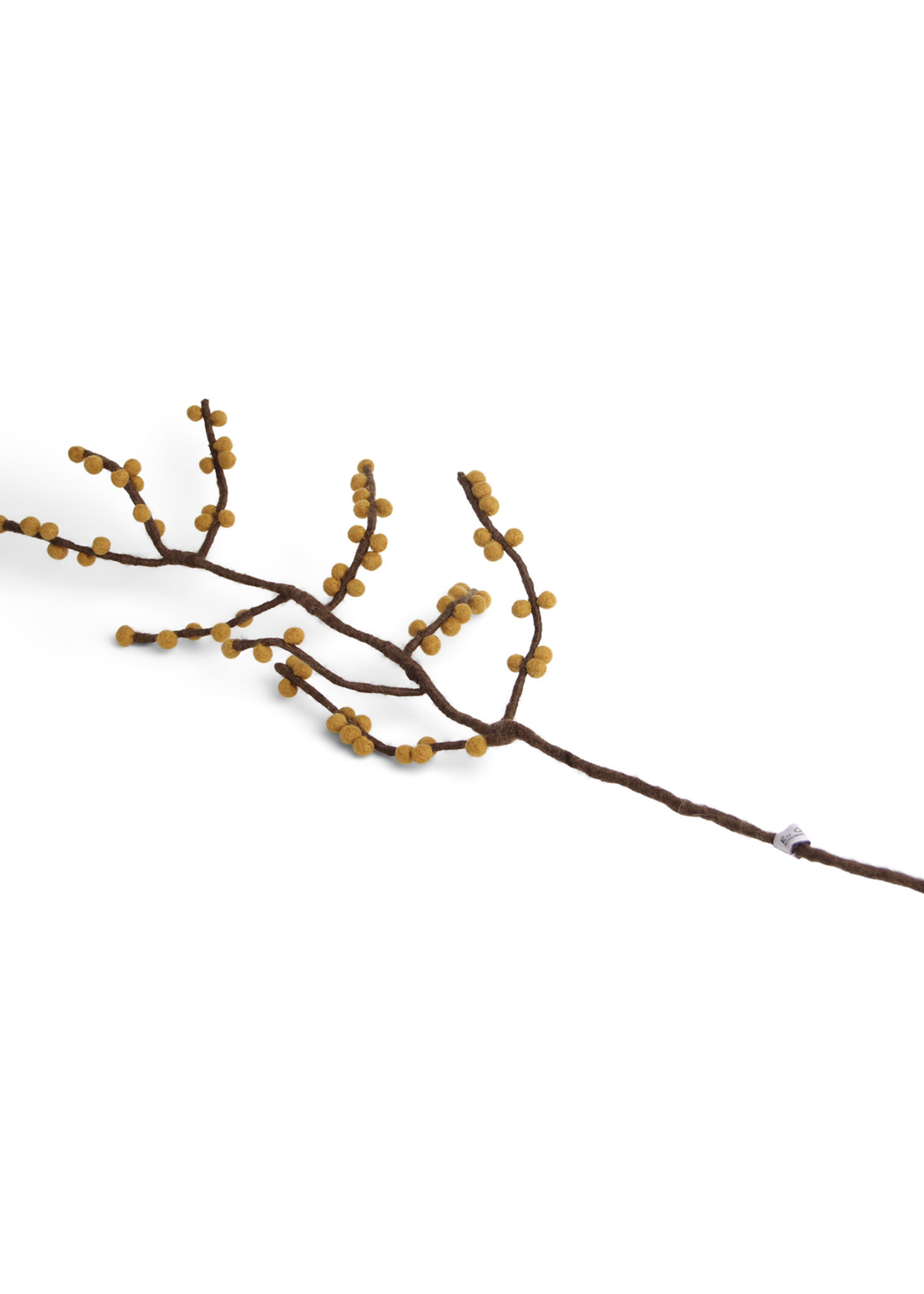 Gry and Sif Felt Branch - Yellow Berries