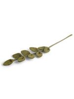 Gry and Sif Felt Branch - Sharp Green Leaves