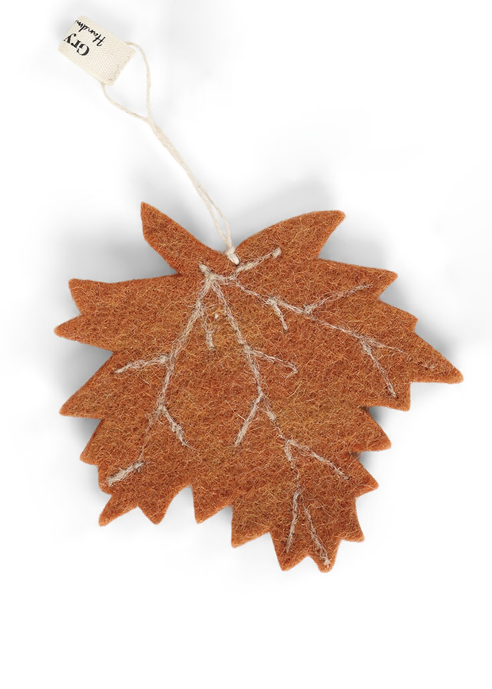 Gry and Sif Felt Maple Leaf Ornament