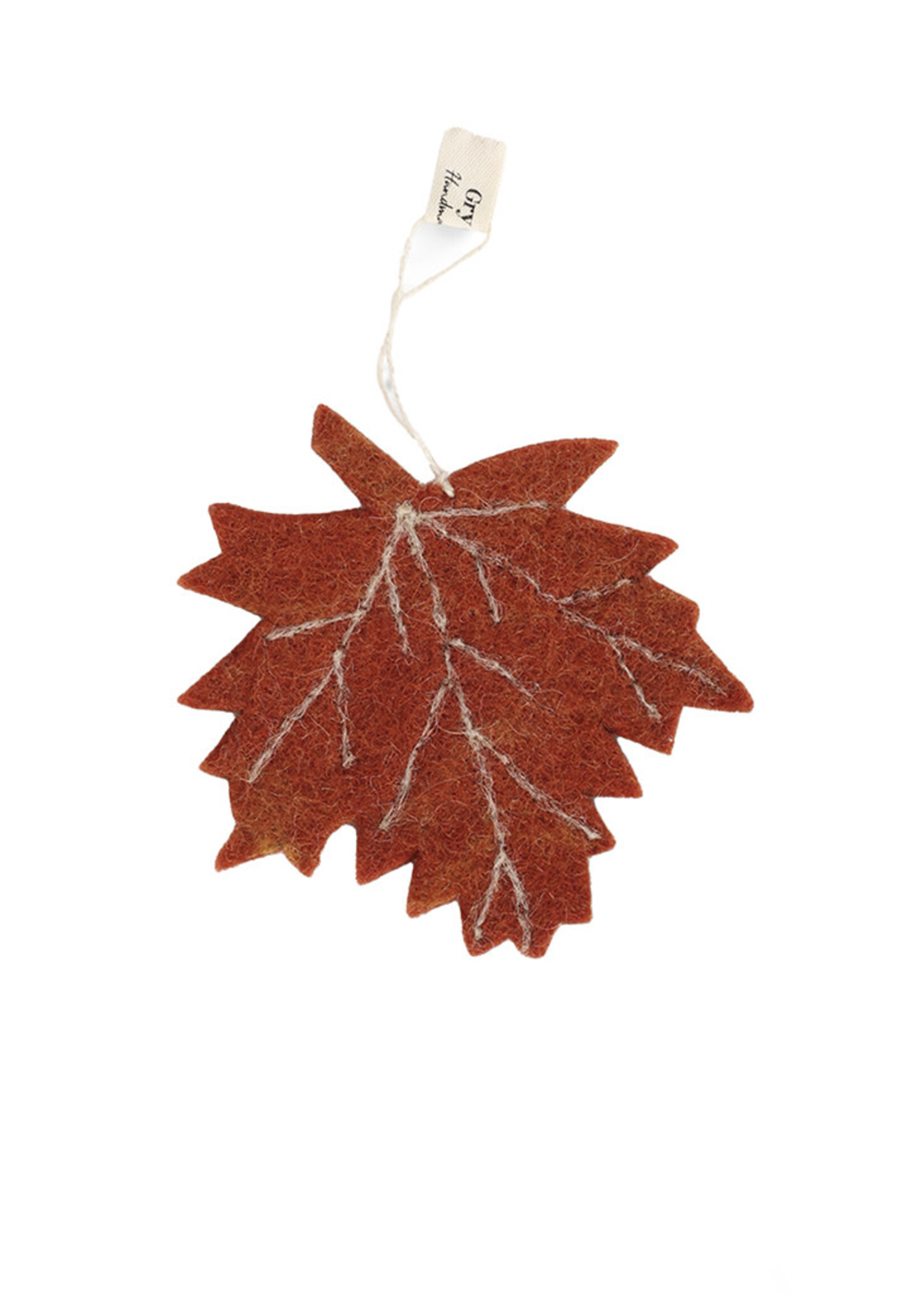 Gry and Sif Felt Maple Leaf Ornament
