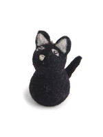 Gry and Sif Felt Black Cat Ornament
